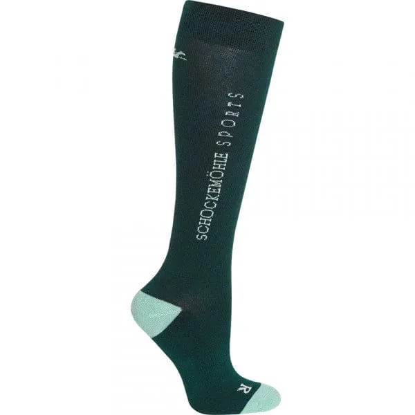 Schockemohle Ladies Sporty Winter Socks Bottle Green