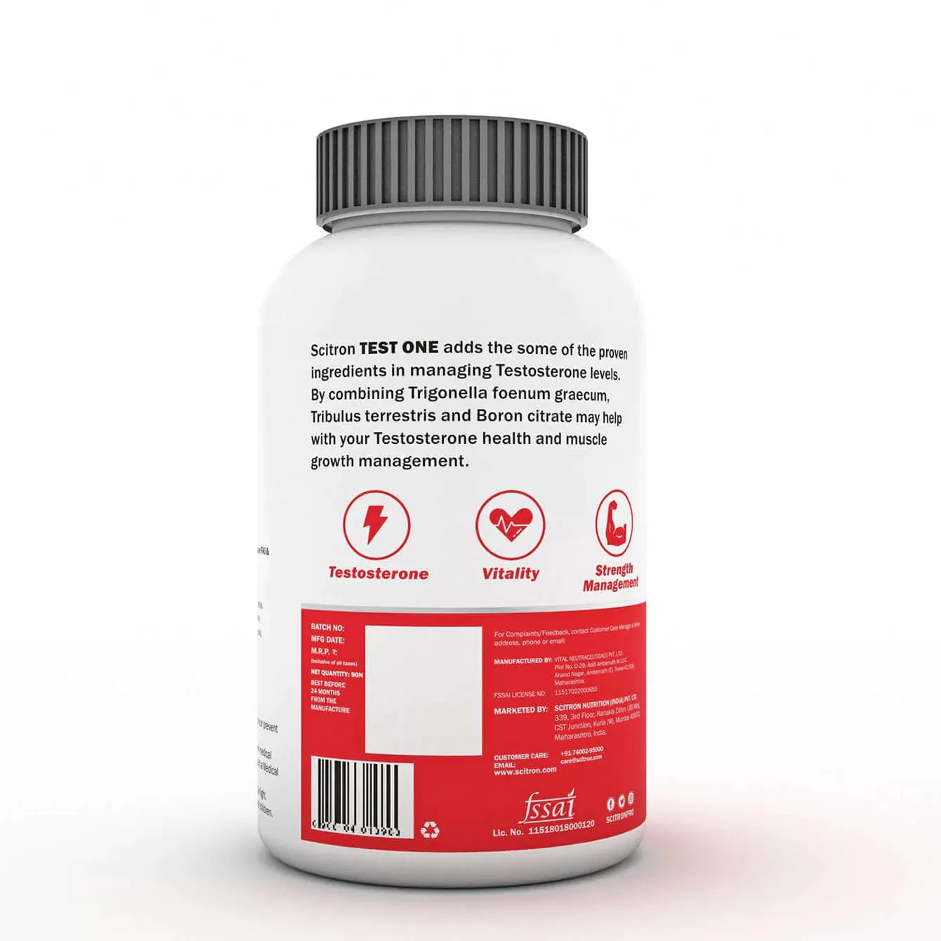 Scitron Test One Testosterone Health Capsules