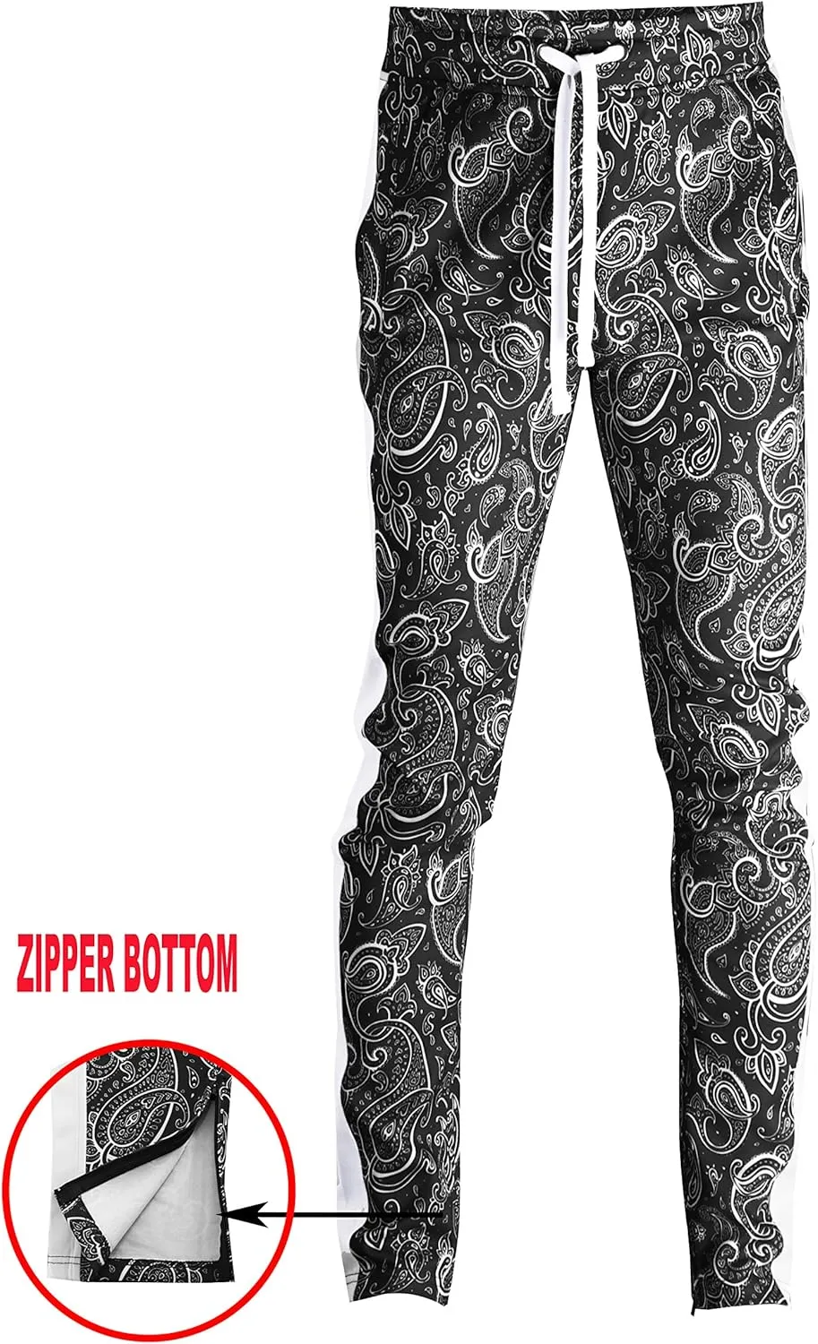 SCREENSHOT Mens Hip Hop Premium Slim Fit Track Pants