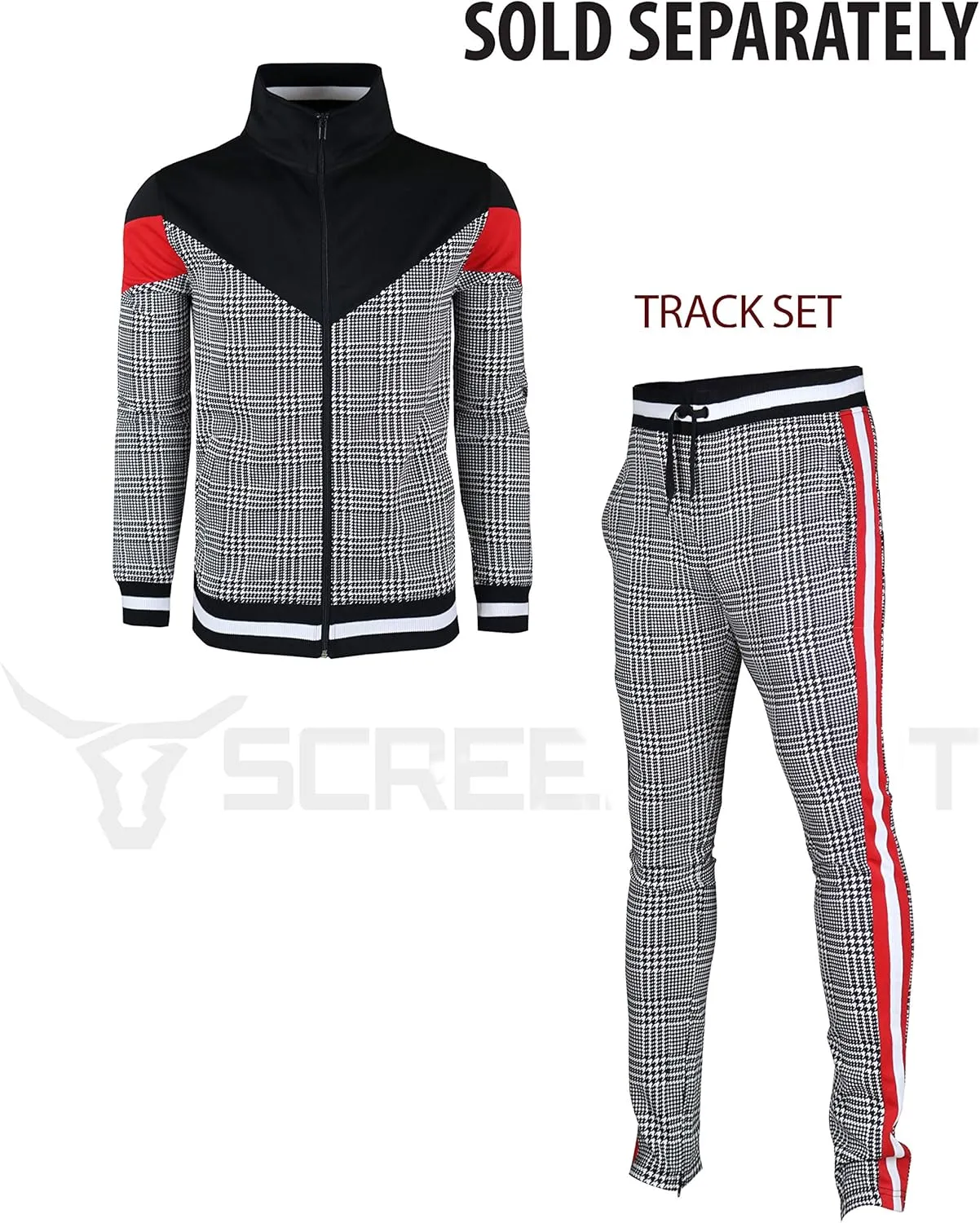 SCREENSHOT Mens Hip Hop Premium Slim Fit Track Pants