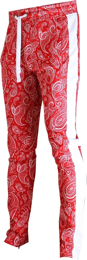 SCREENSHOT Mens Hip Hop Premium Slim Fit Track Pants