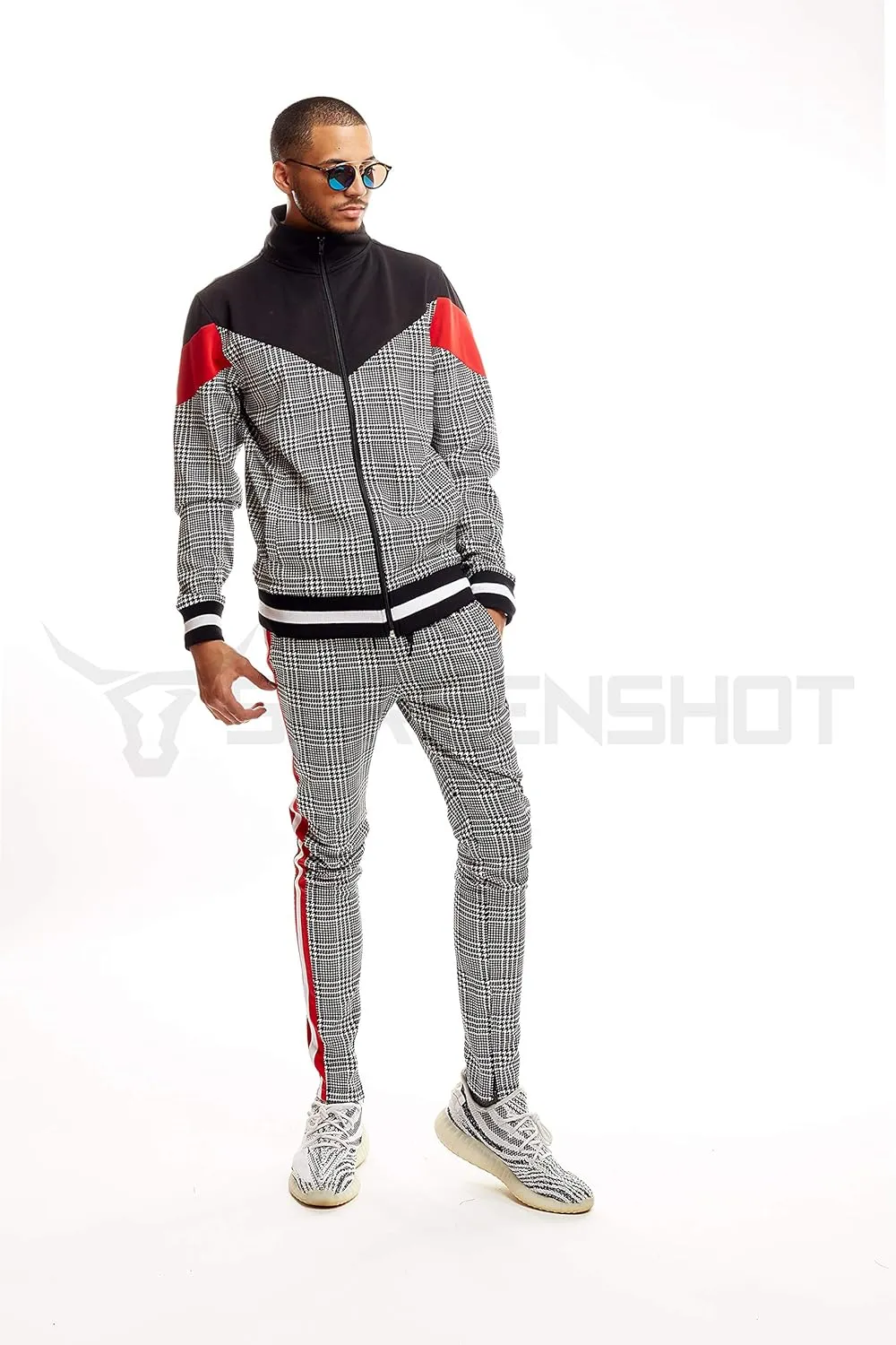 SCREENSHOT Mens Hip Hop Premium Slim Fit Track Pants