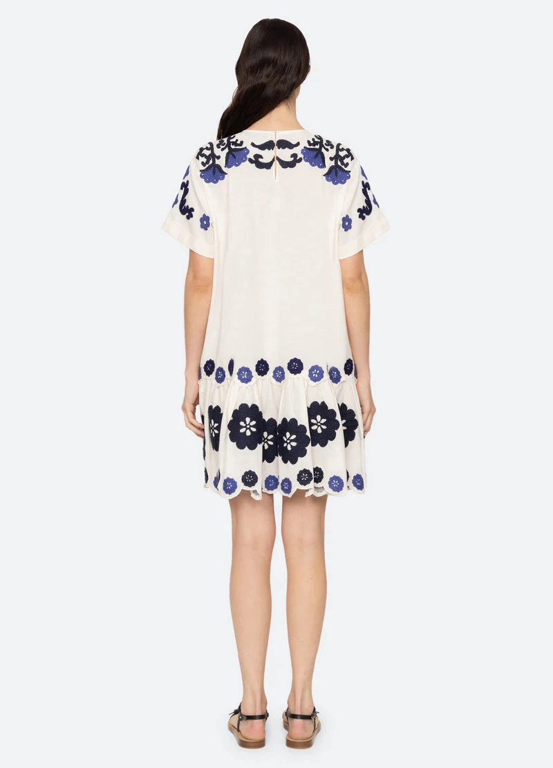 Go To Wear SEA NY Catrine Applique Dress