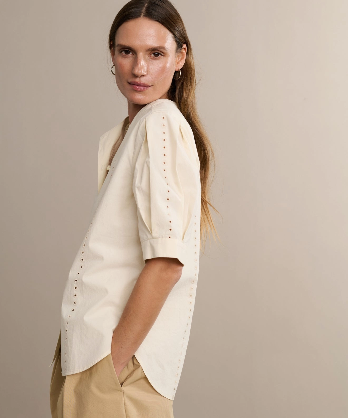 UV Protection Enhanced ComfortStretchFit Harper Blouse