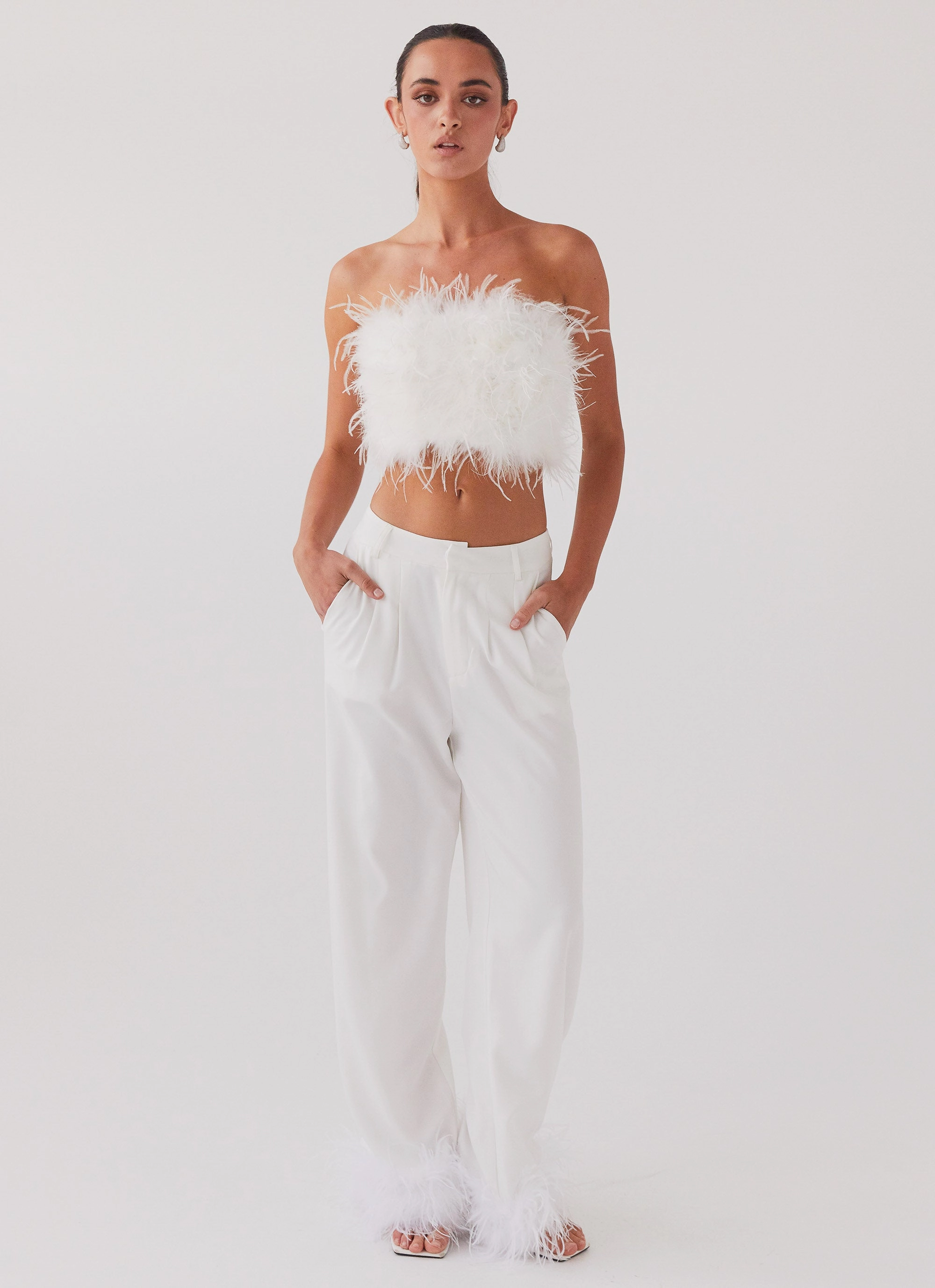 Shake It Off Feather Pants - Snow Weather Ready