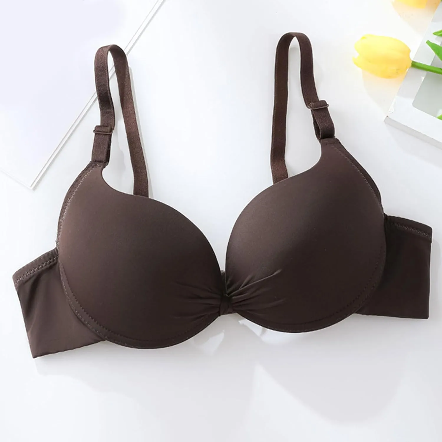 Seamless Bras for Women No Underwire Push Up Bras Comfort Breathable Wireless Smoothing Bras Full Coverage Bra