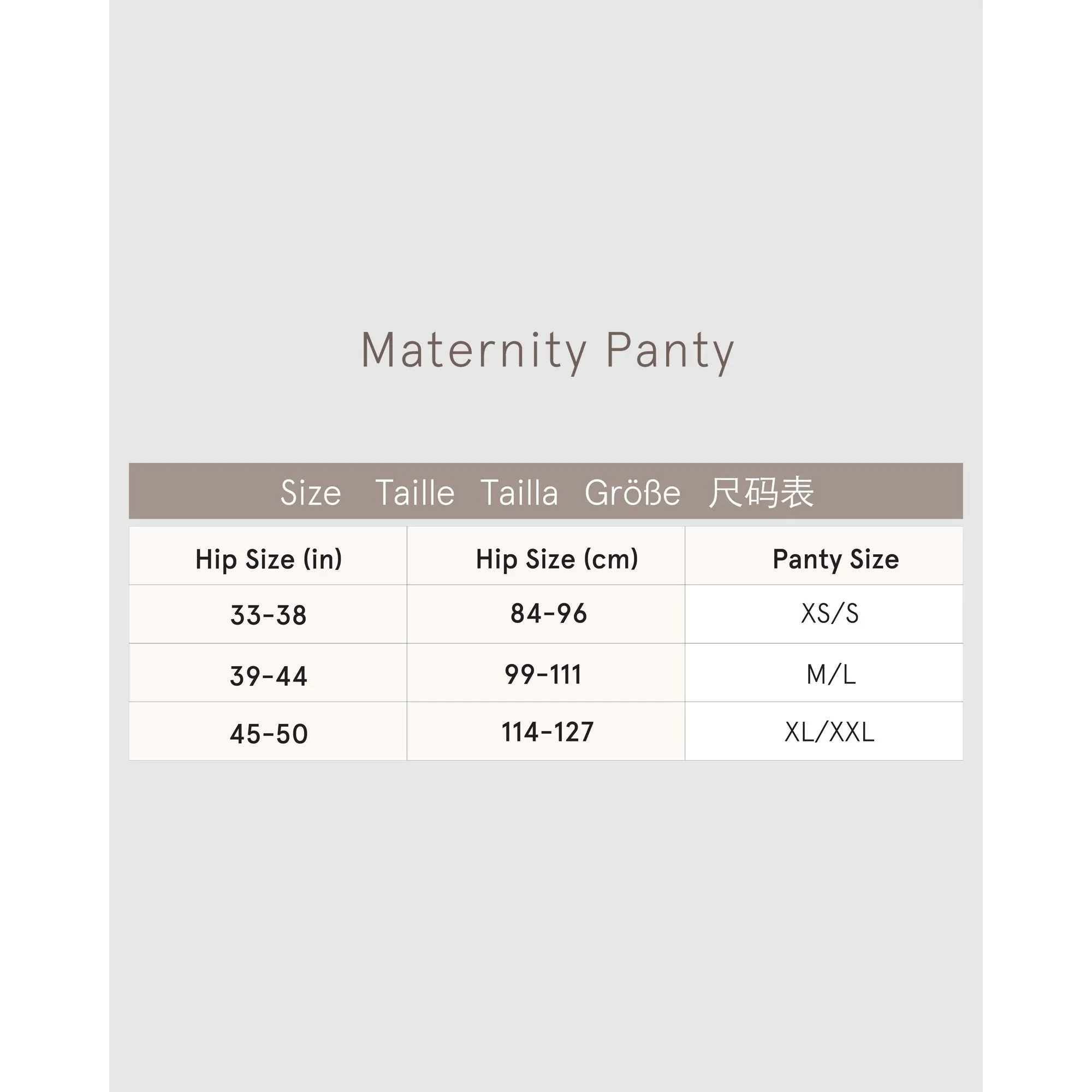 Seamless High Waist Bump Support Maternity Brief