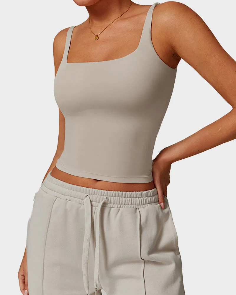 Seamless Padded Quick-Dry Fitness Tank Top