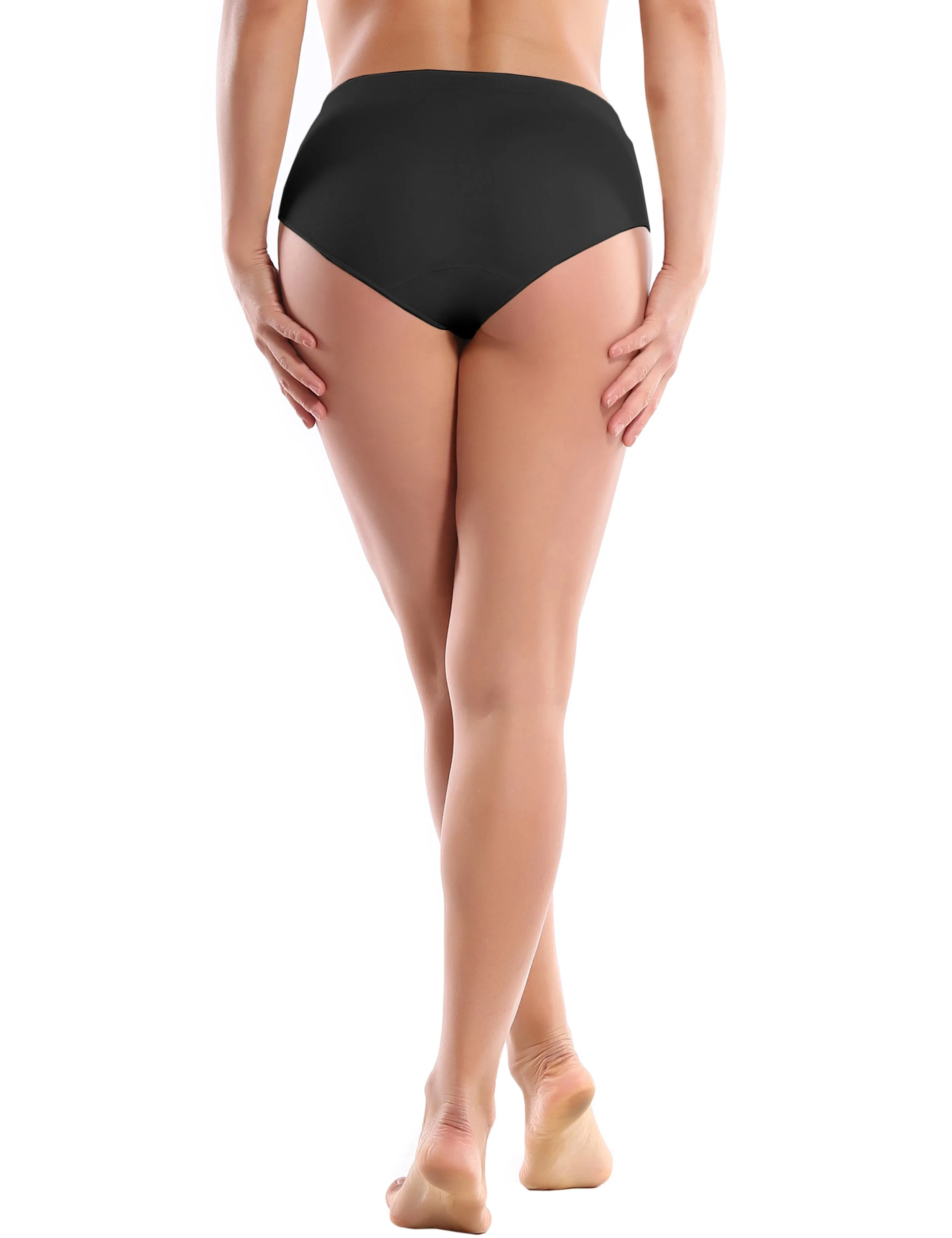 Seamless Sports Bikini Underwear black_Running