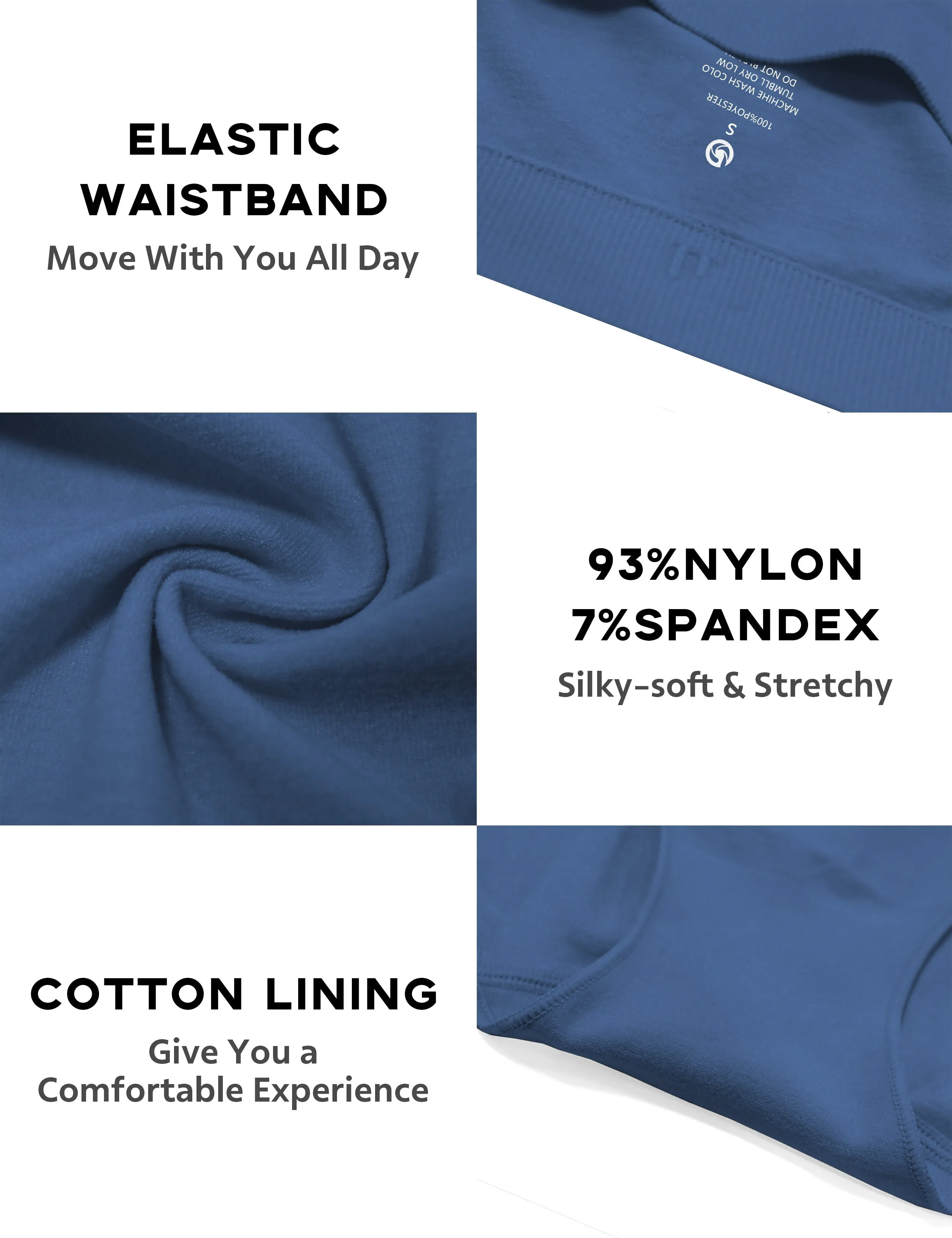 Seamless Sports Bikini Underwear darknavy_Jogging