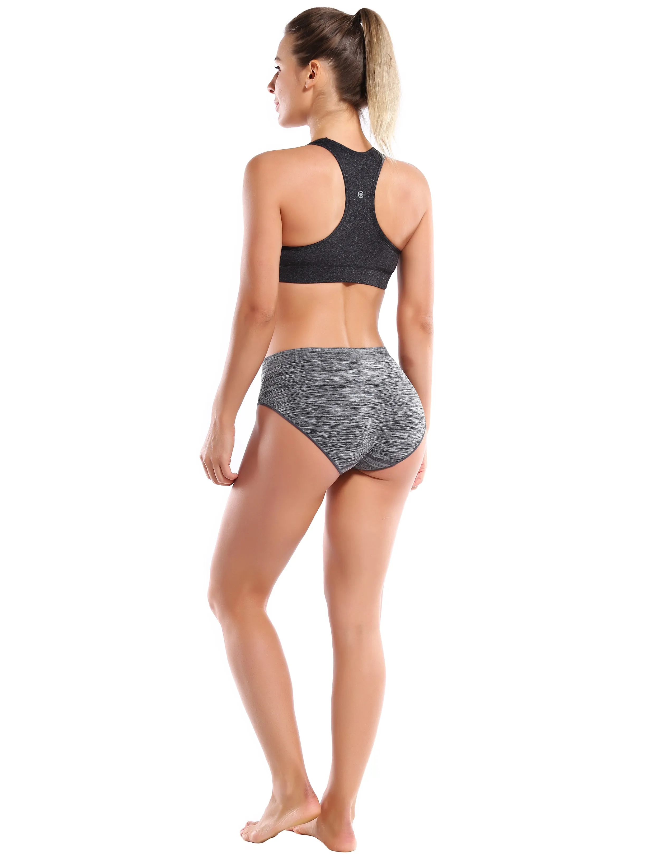 Seamless Sports Bikini Underwear heathercharcoal_Jogging