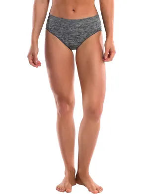 Seamless Sports Bikini Underwear heathercharcoal_yoga