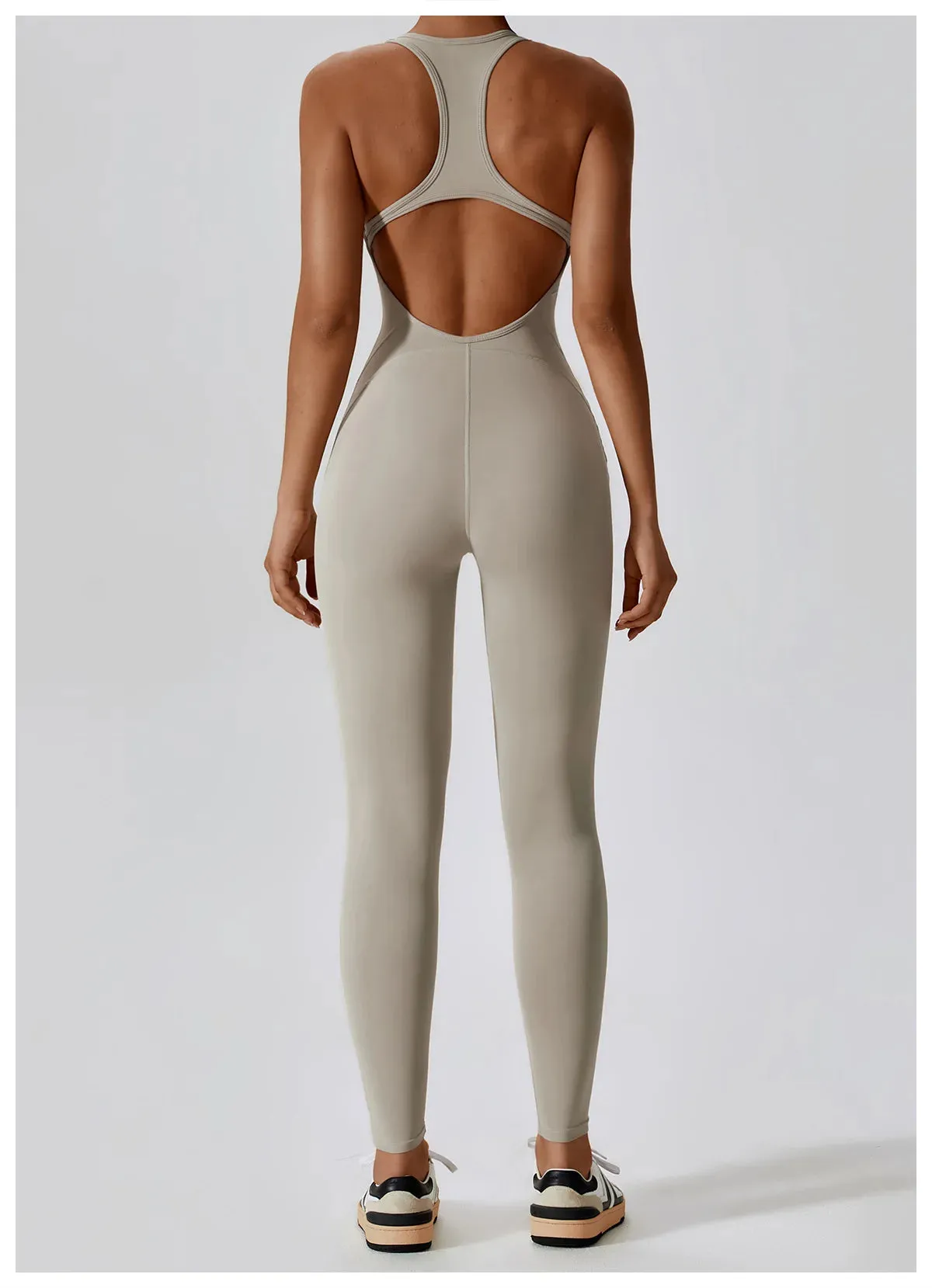 Seamless Yoga Jumpsuit - All-in-One Workout Outfit for Women