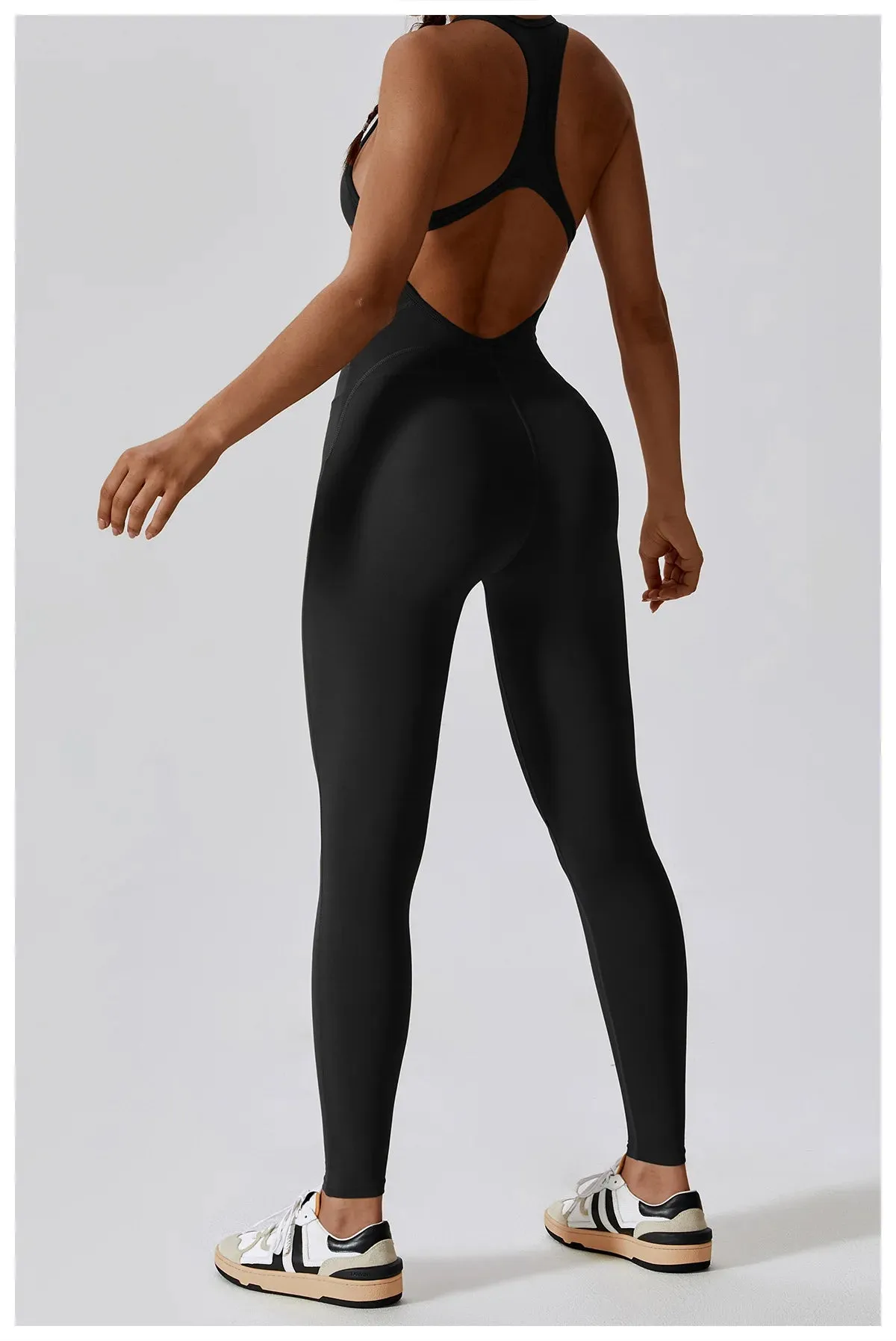 Seamless Yoga Jumpsuit - All-in-One Workout Outfit for Women
