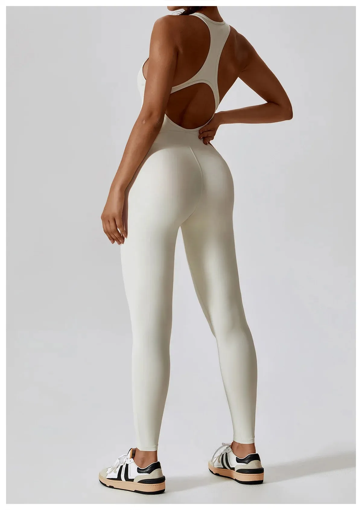 Seamless Yoga Jumpsuit - All-in-One Workout Outfit for Women