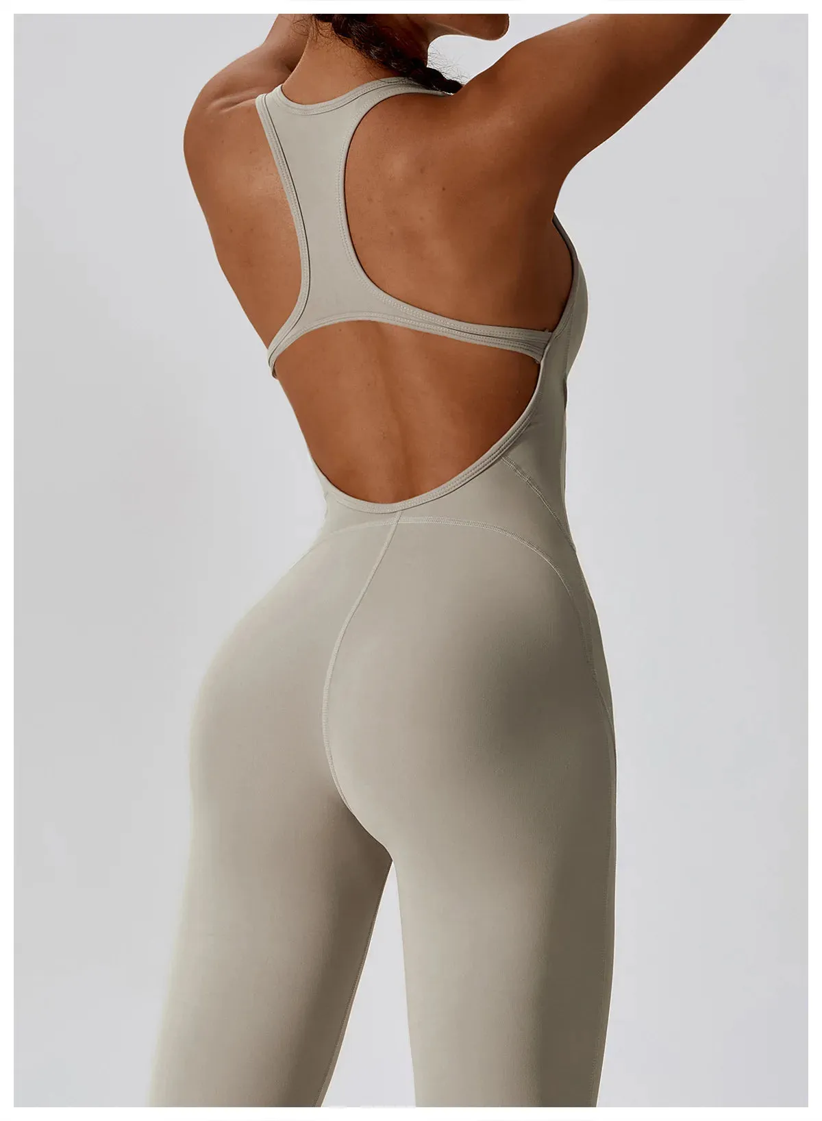 Seamless Yoga Jumpsuit - All-in-One Workout Outfit for Women