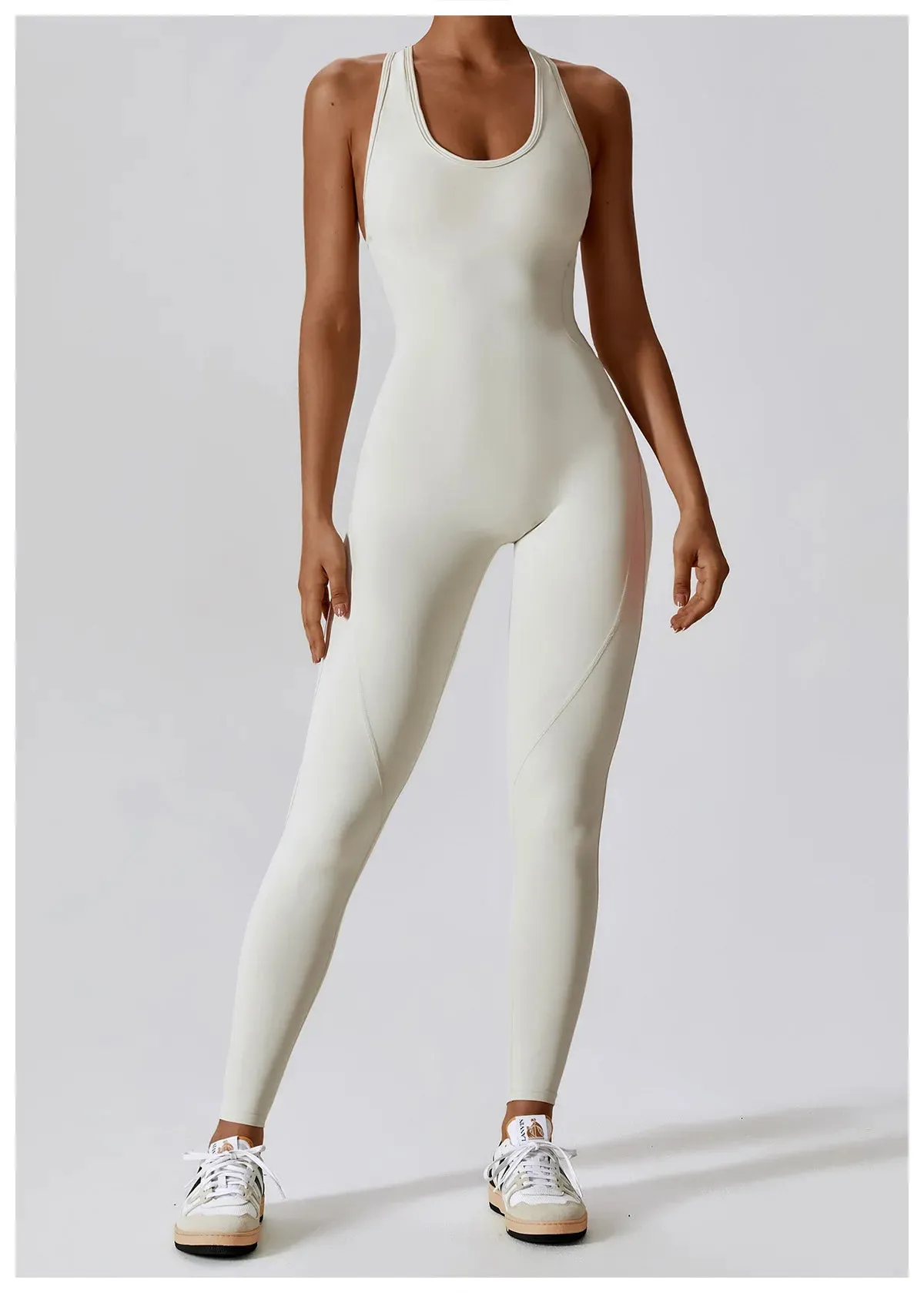 Seamless Yoga Jumpsuit - All-in-One Workout Outfit for Women