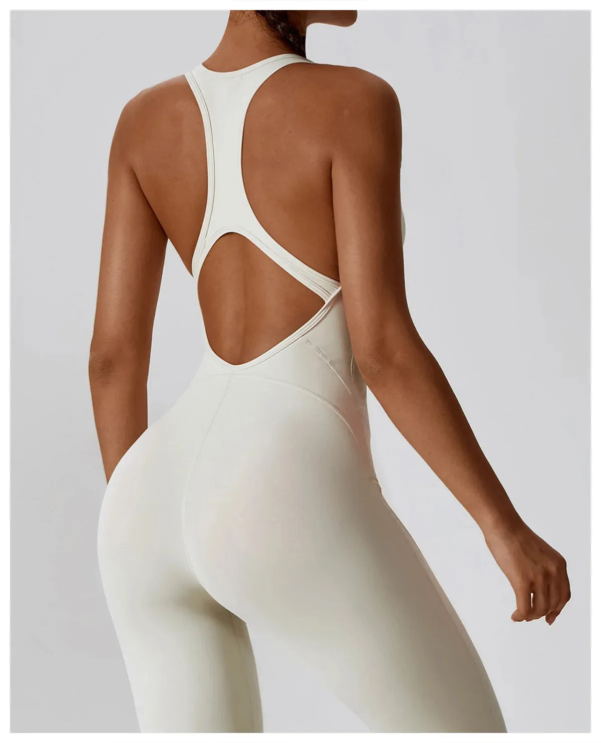 Seamless Yoga Jumpsuit - All-in-One Workout Outfit for Women