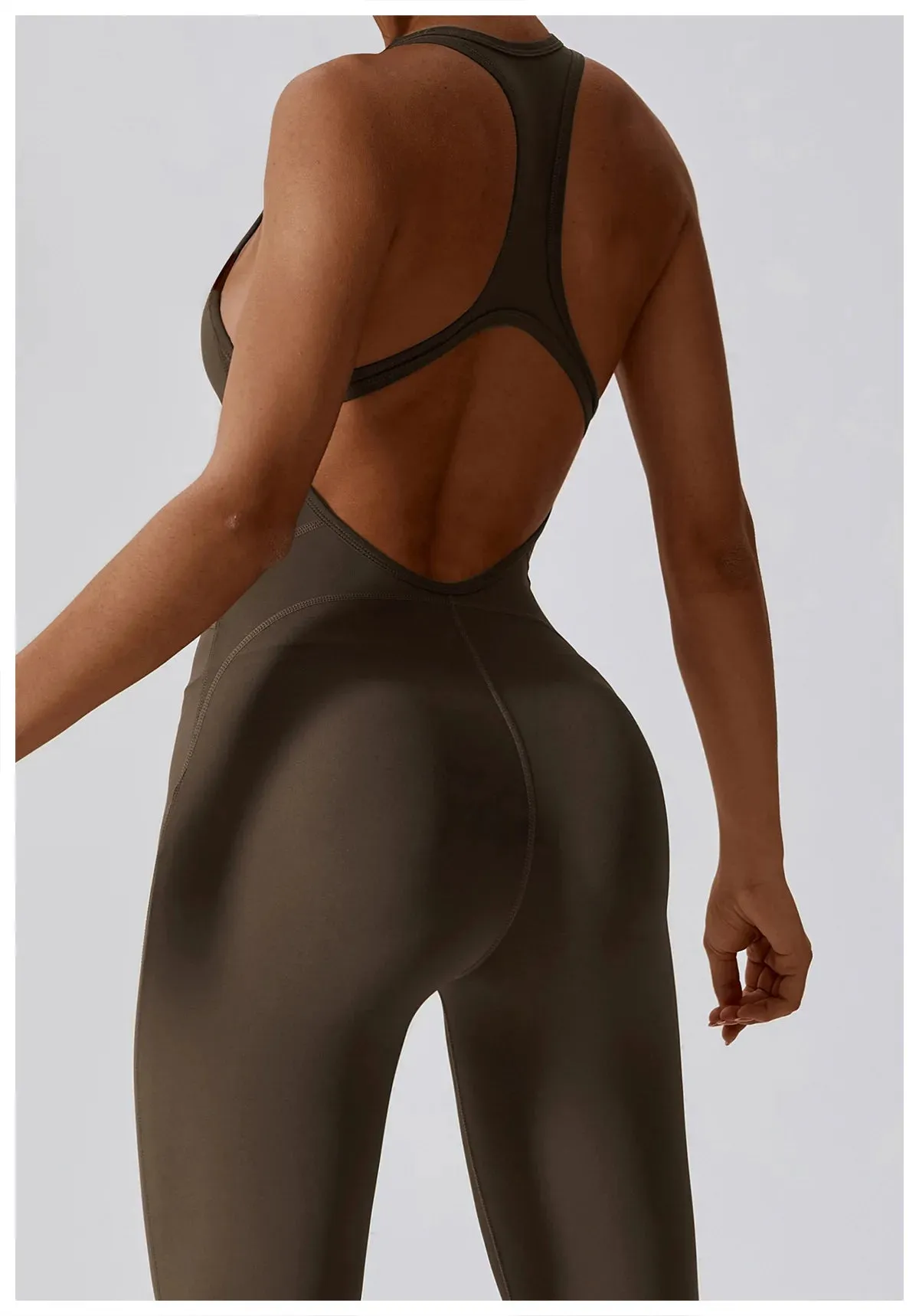 Seamless Yoga Jumpsuit - All-in-One Workout Outfit for Women