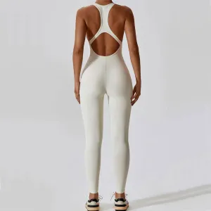 Seamless Yoga Jumpsuit - All-in-One Workout Outfit for Women