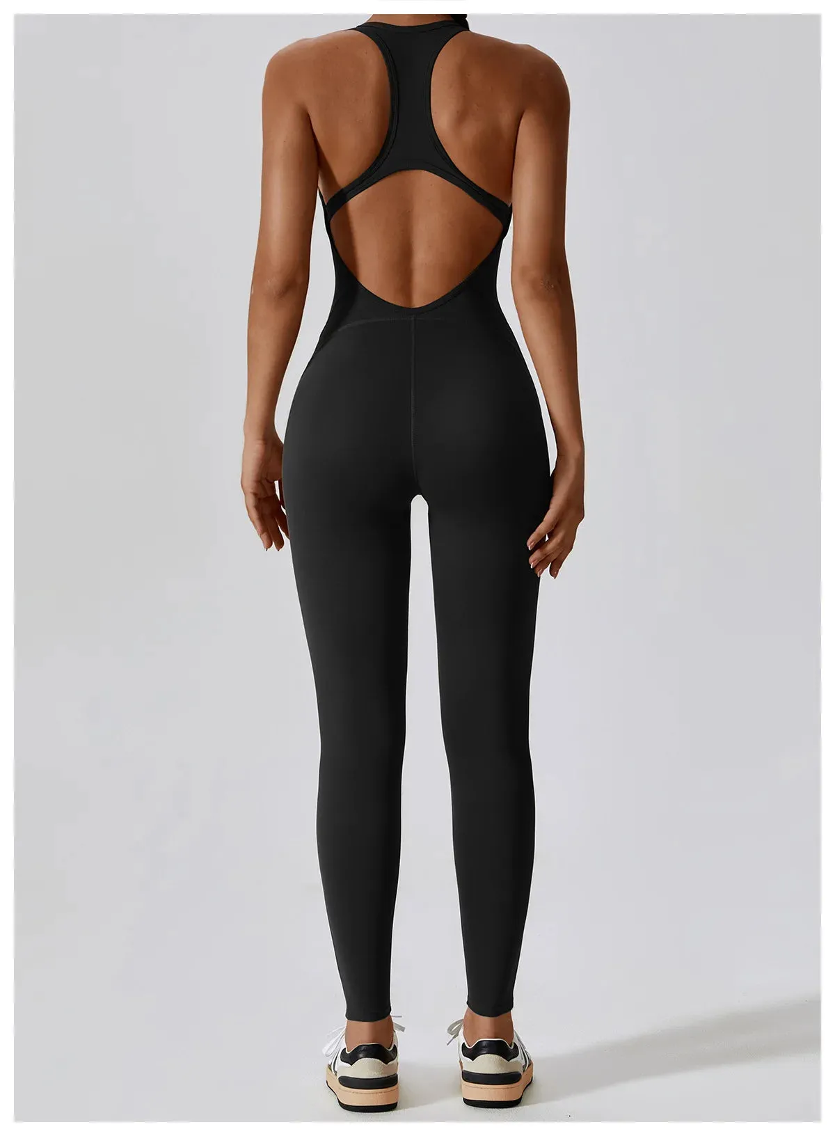 Seamless Yoga Jumpsuit - All-in-One Workout Outfit for Women