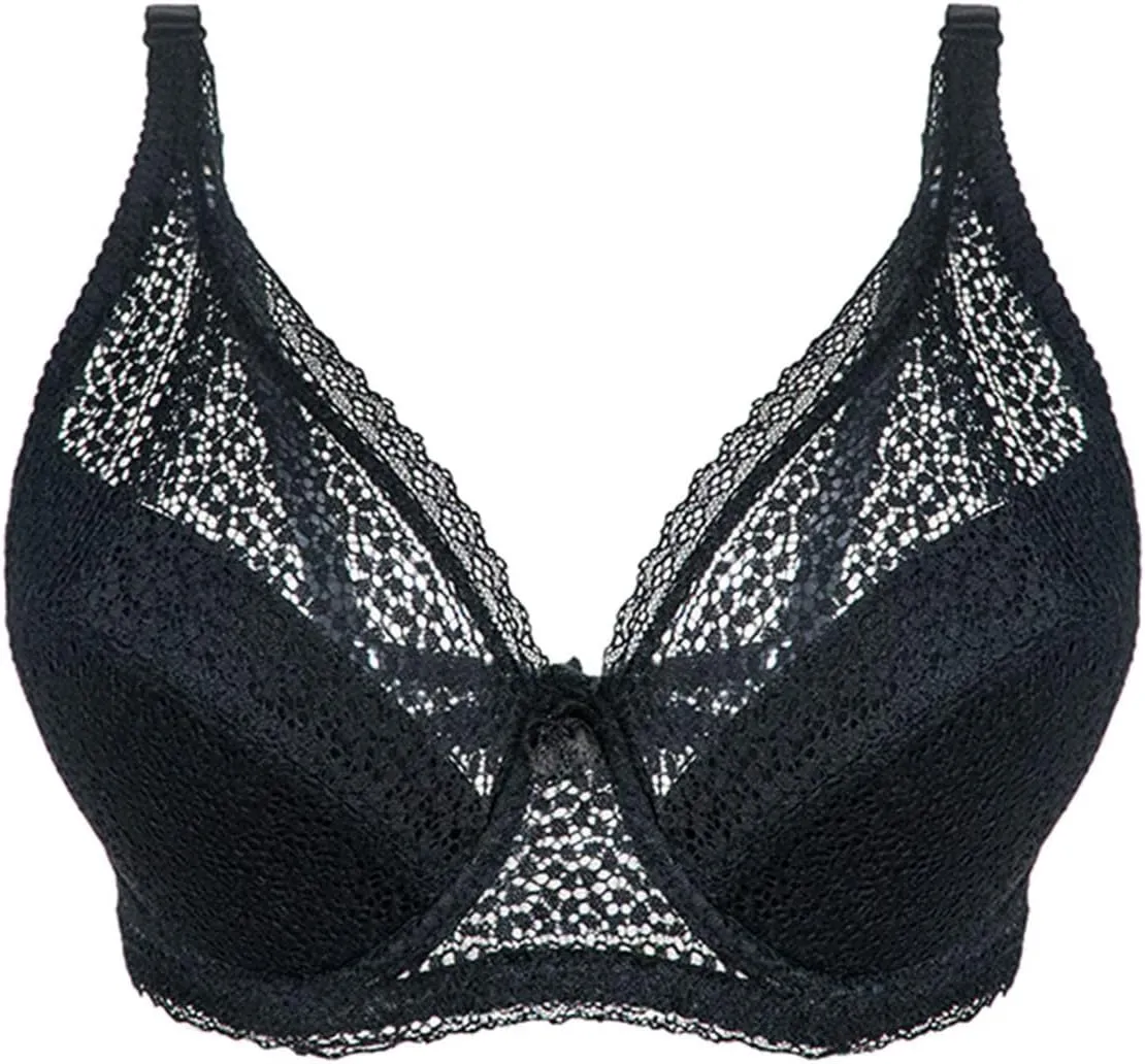 Sexy Bras for Women Plus Size Wireless Lace Push Up Bras Full Coverage Adjustable Breathable Breathable Comfy Bralettes