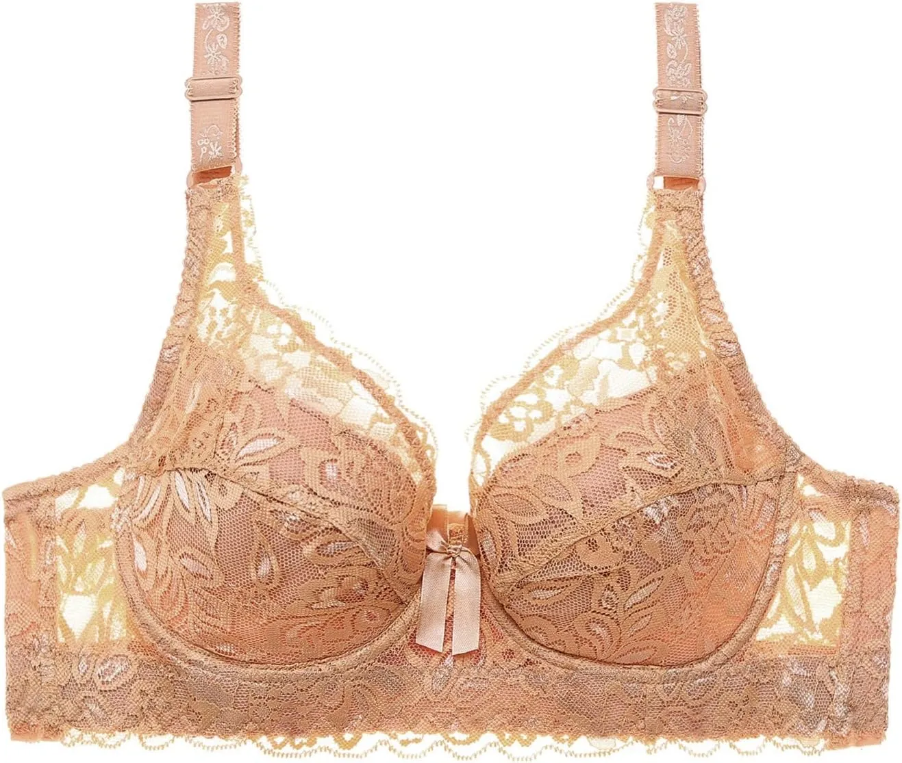 Sexy Bras for Women Push Up Full Coverage Bras High Support Seamless No Underwire Gathering Breathable Casual Bralettes