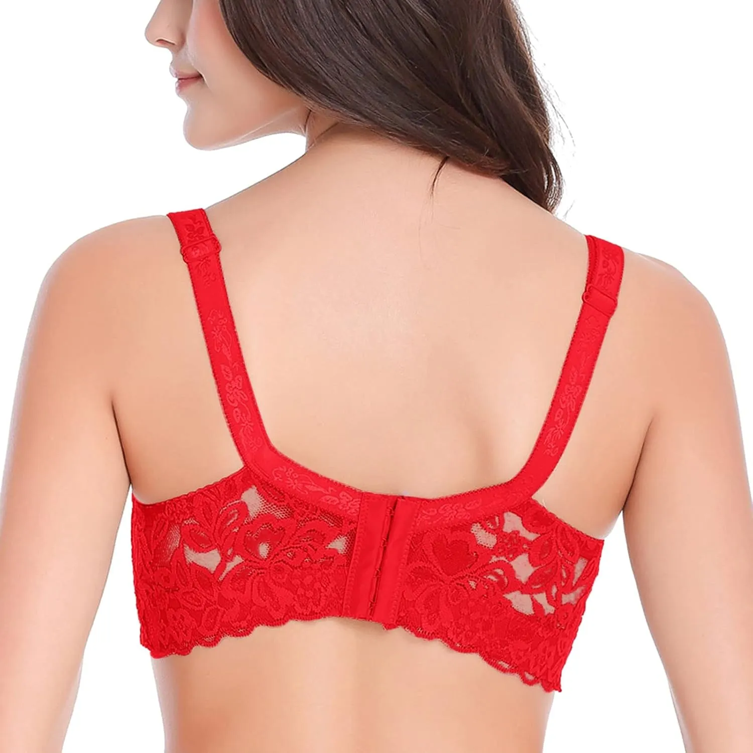 Sexy Bras for Women Push Up High Support Breathable Bras Full Coverage Seamless Plus Size Adjustable Casual Bralettes