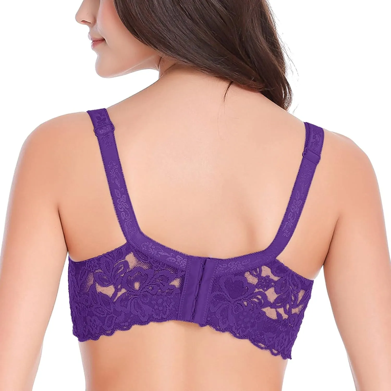 Sexy Bras for Women Push Up High Support Breathable Bras Full Coverage Seamless Plus Size Adjustable Casual Bralettes