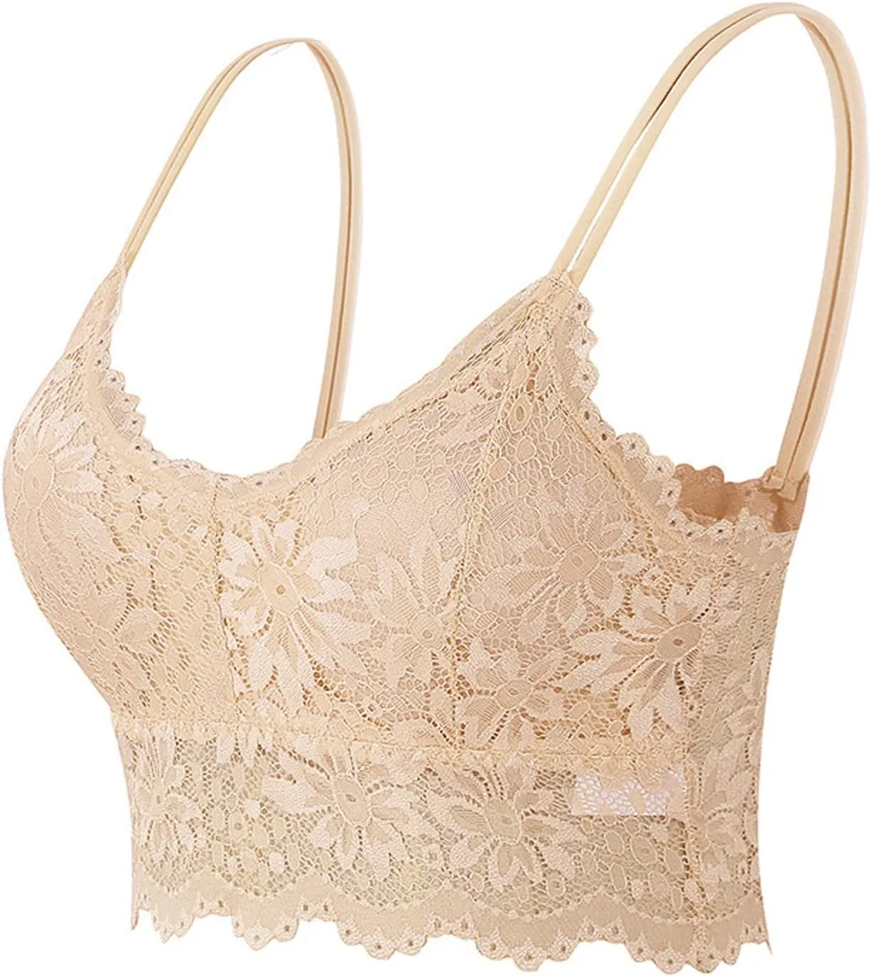 Sexy Bras for Women V Neck Lace Thin Seamless Push Up Lingerie Bras Breathable No Underwire Plus Size Comfy Bralettes