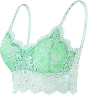 Sexy Bras for Women V Neck Lace Thin Seamless Push Up Lingerie Bras Breathable No Underwire Plus Size Comfy Bralettes