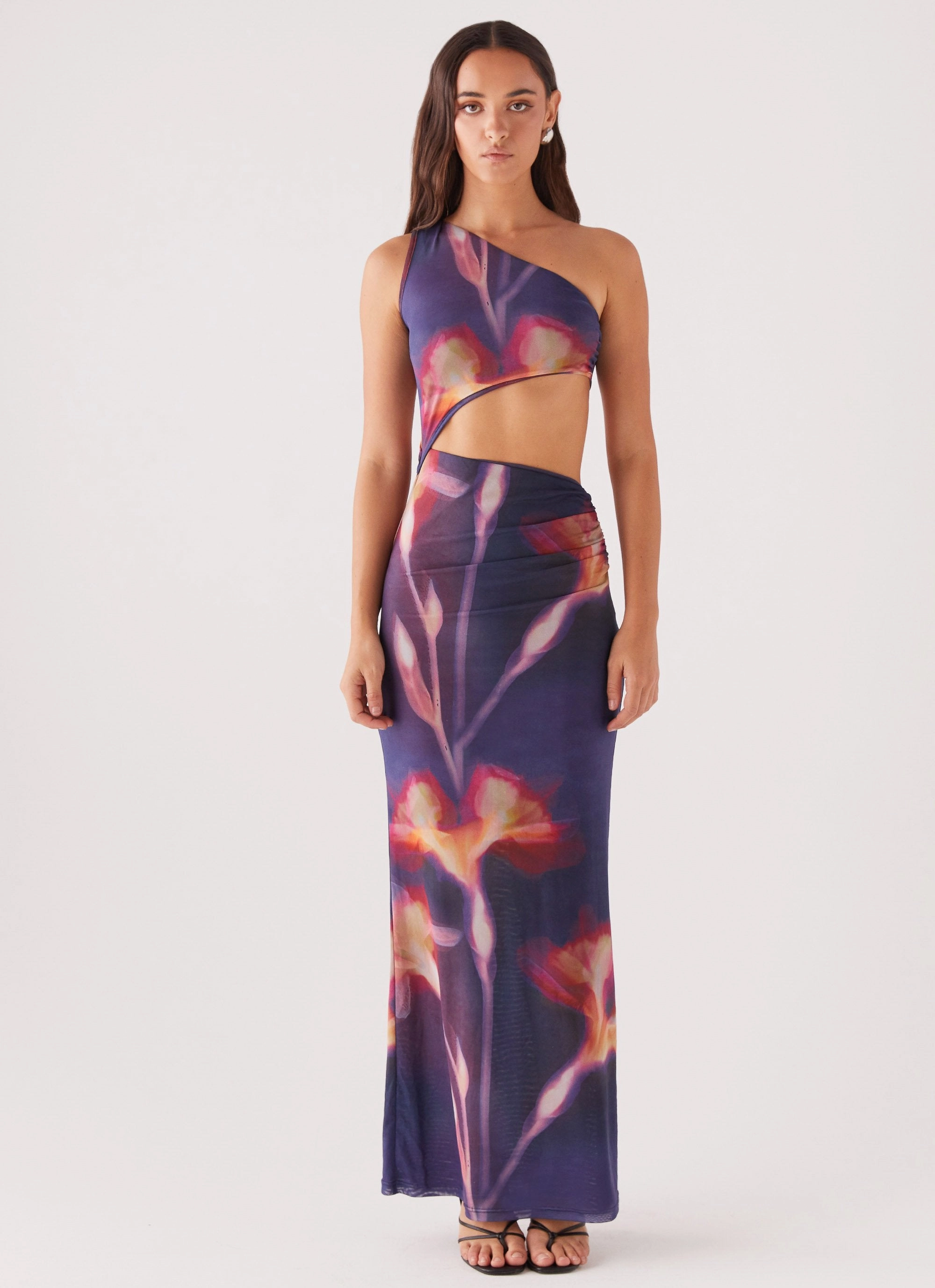 Shadows In The Sun Mesh Maxi Dress - Ember Rose Weekend Feel