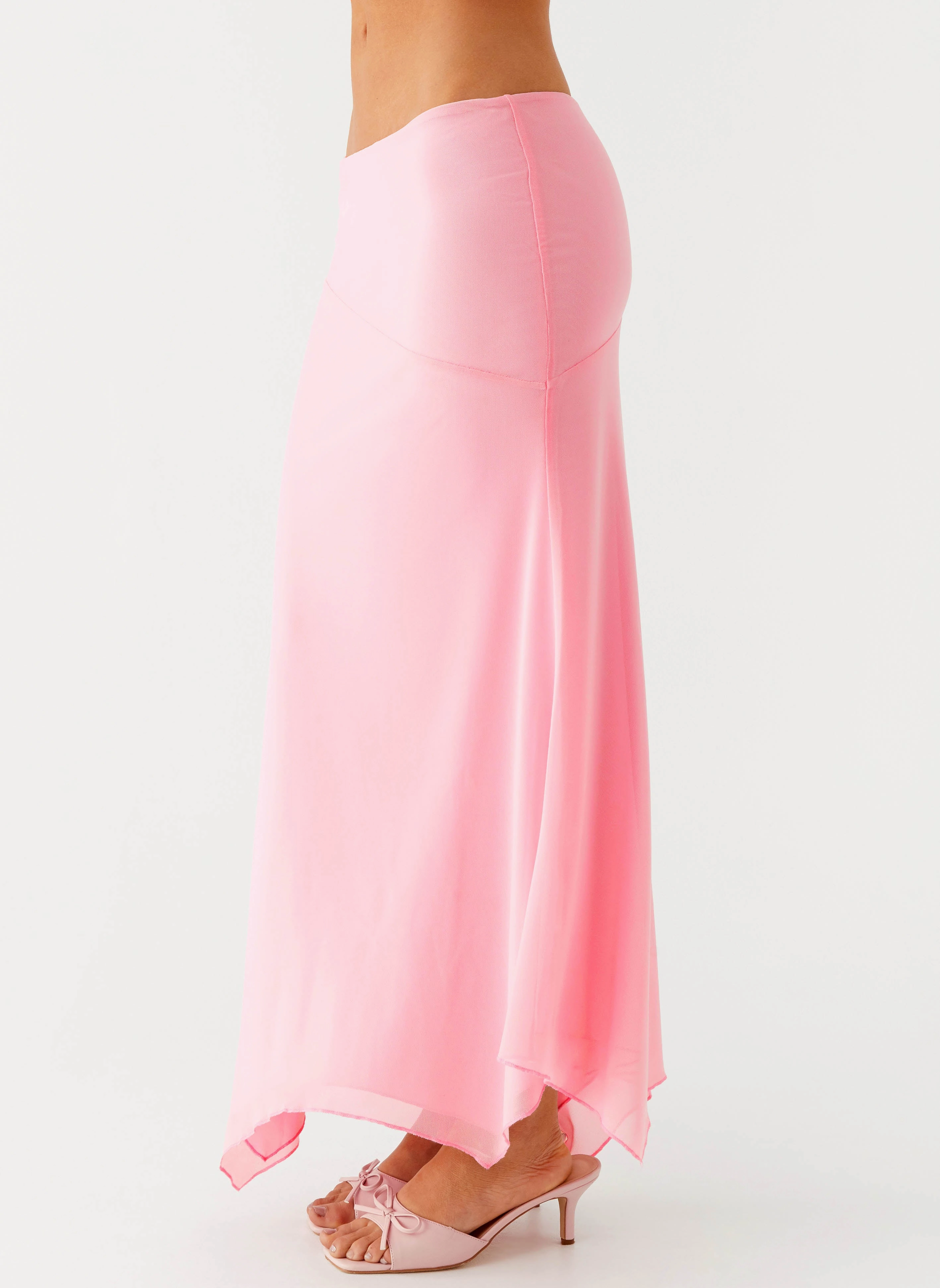 Kerrie Hanky Midi Skirt - Baby Pink MultiPocketSystem
