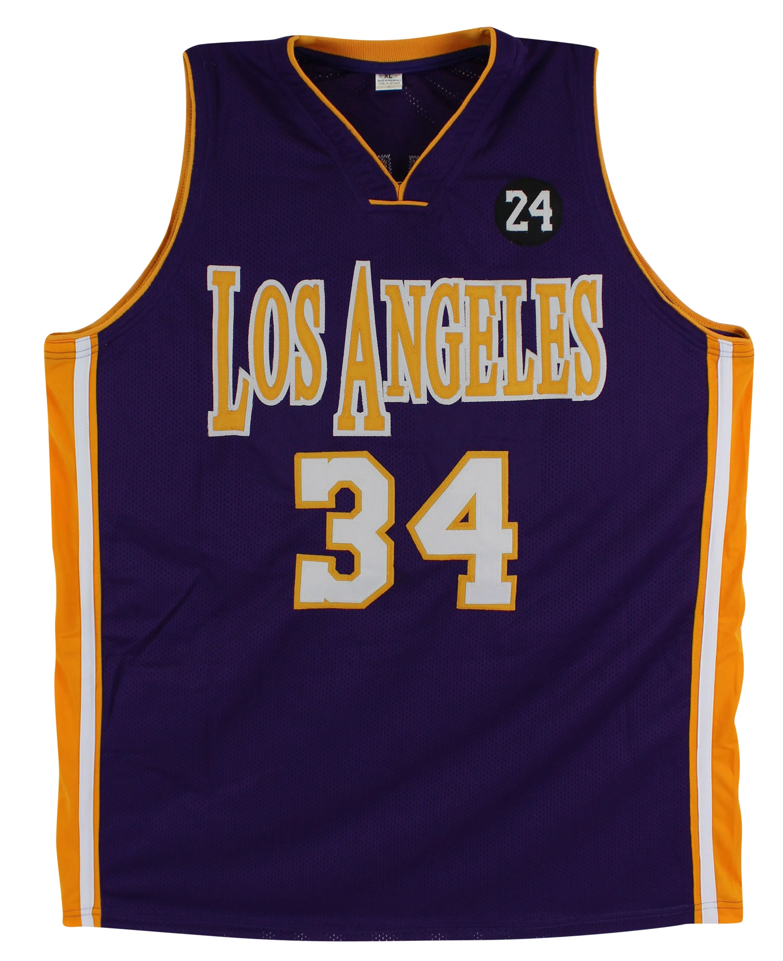 Shaquille O'Neal Authentic Signed Purple Pro Style Jersey Autographed BAS