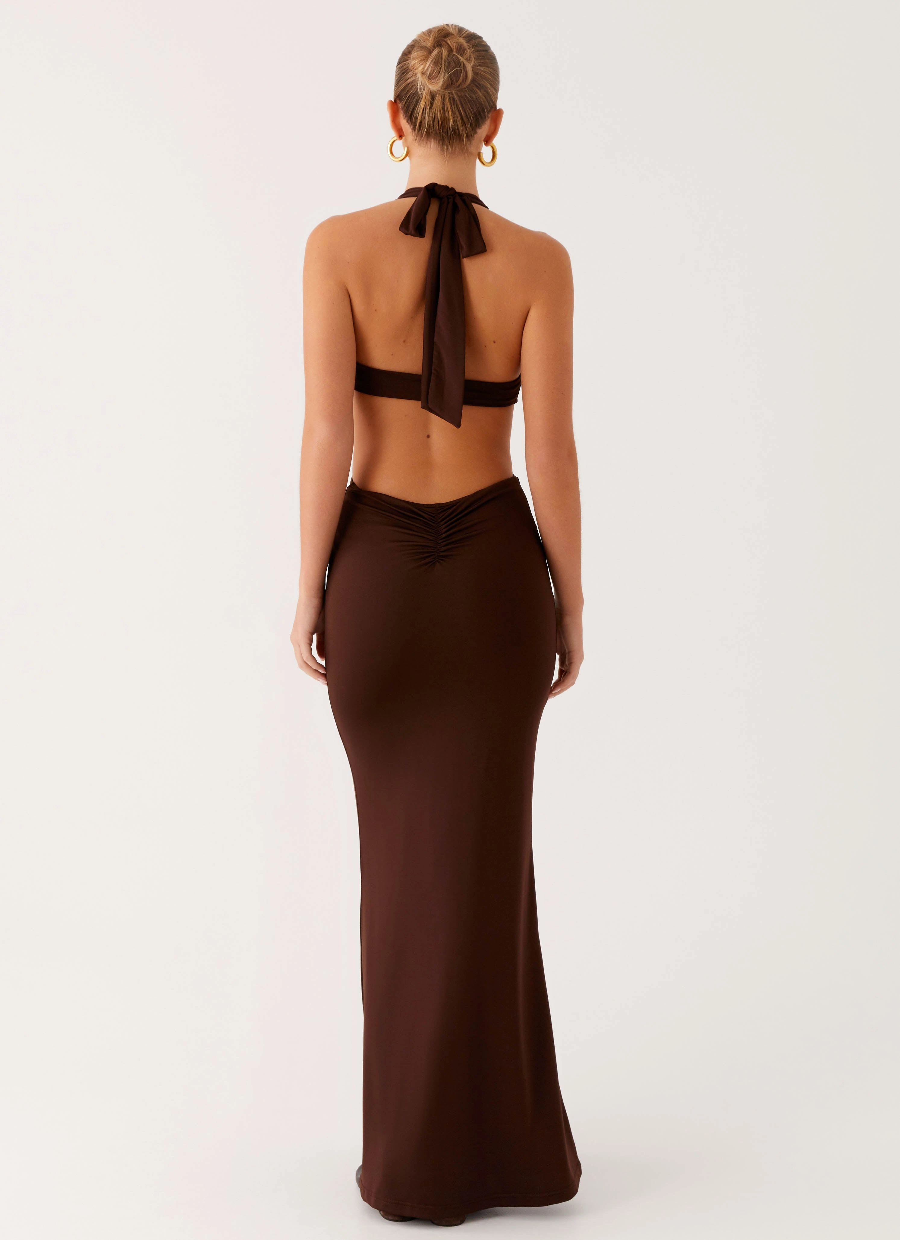 Light Blend Shawnie Maxi Dress - Chocolate