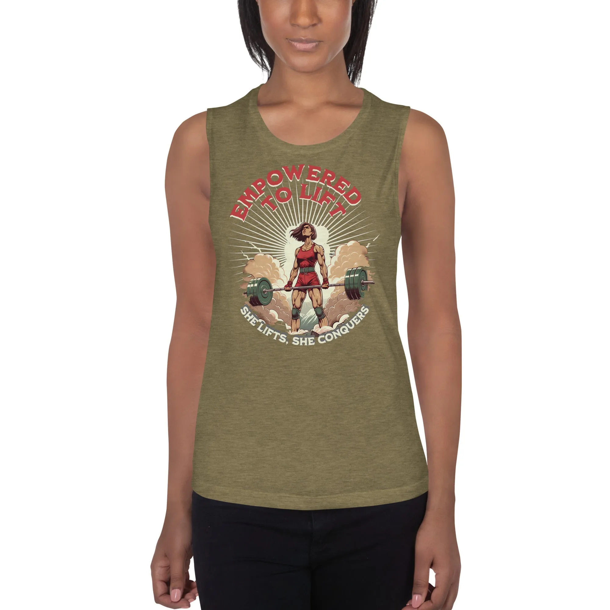 She Lifts Ladies’ Muscle Tank