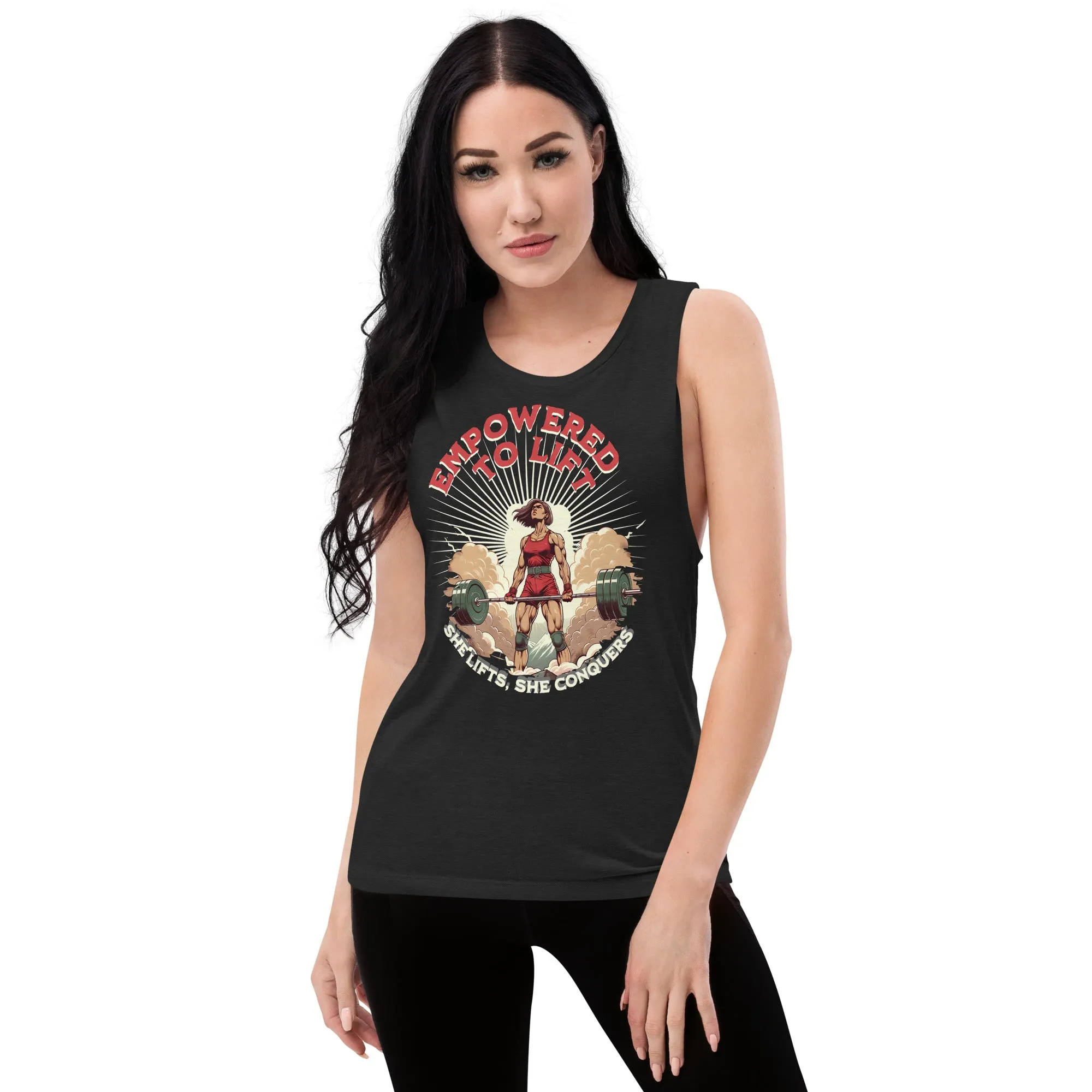 She Lifts Ladies’ Muscle Tank