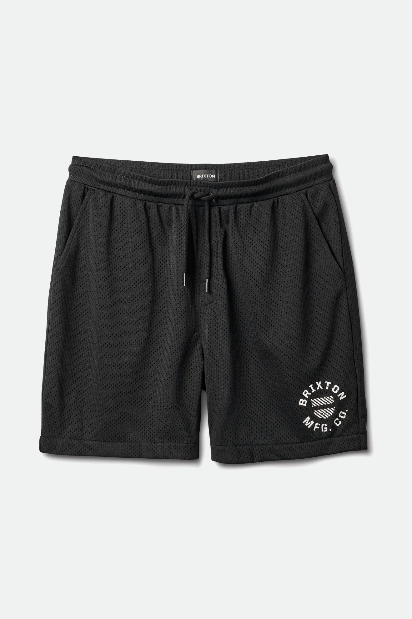 Shield Crest Mesh Short - Black