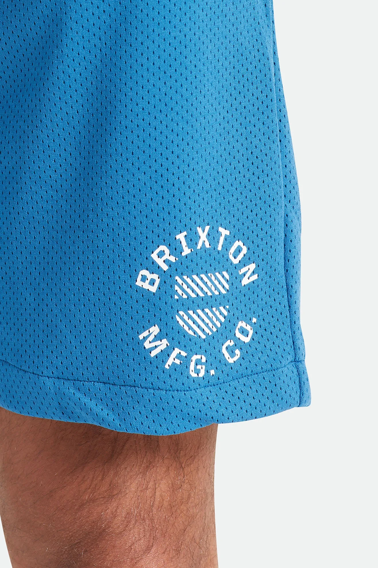 Shield Crest Mesh Short - Sky Blue
