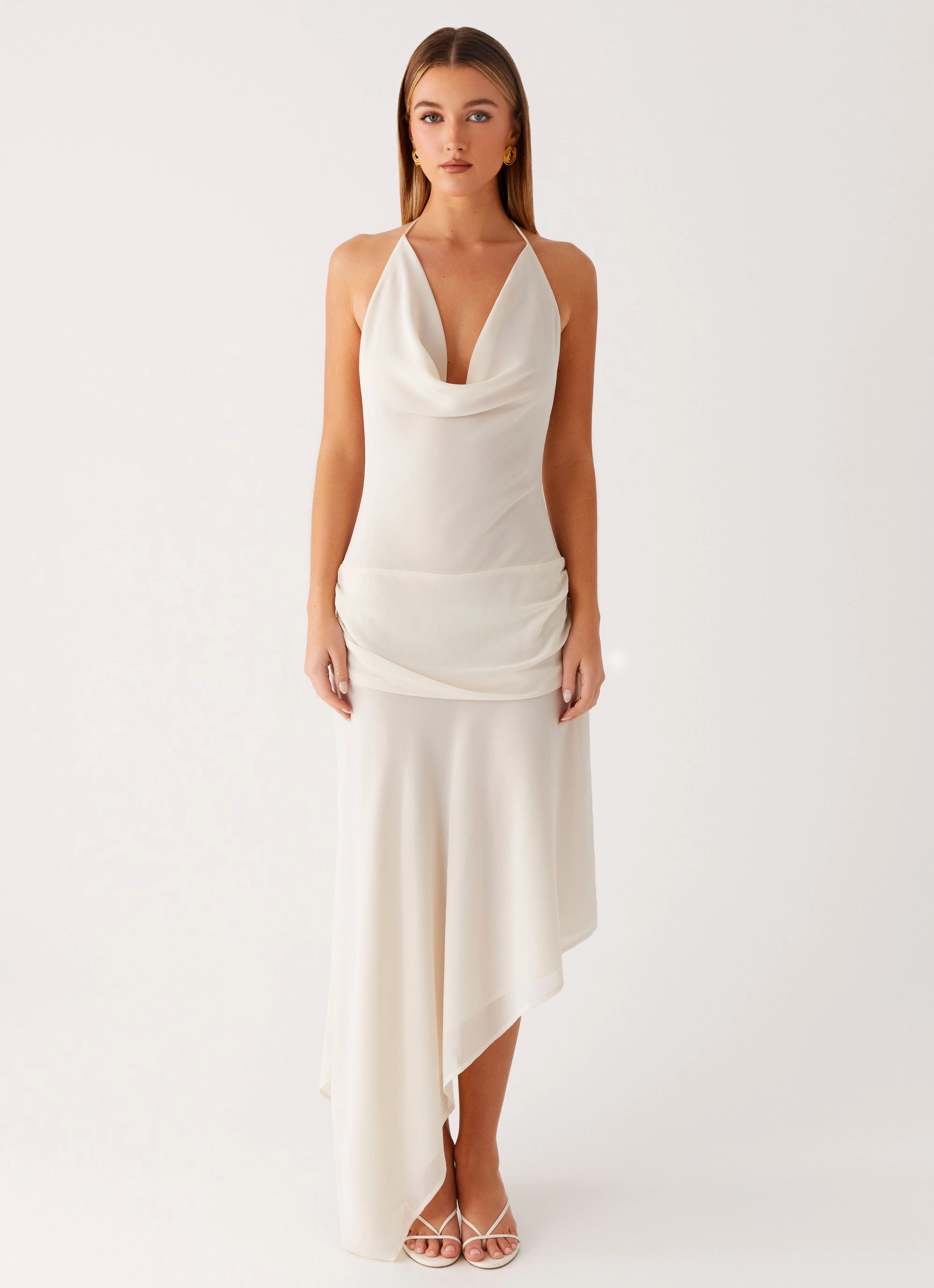 Nyra Midi Dress - Cream Seasonal piece