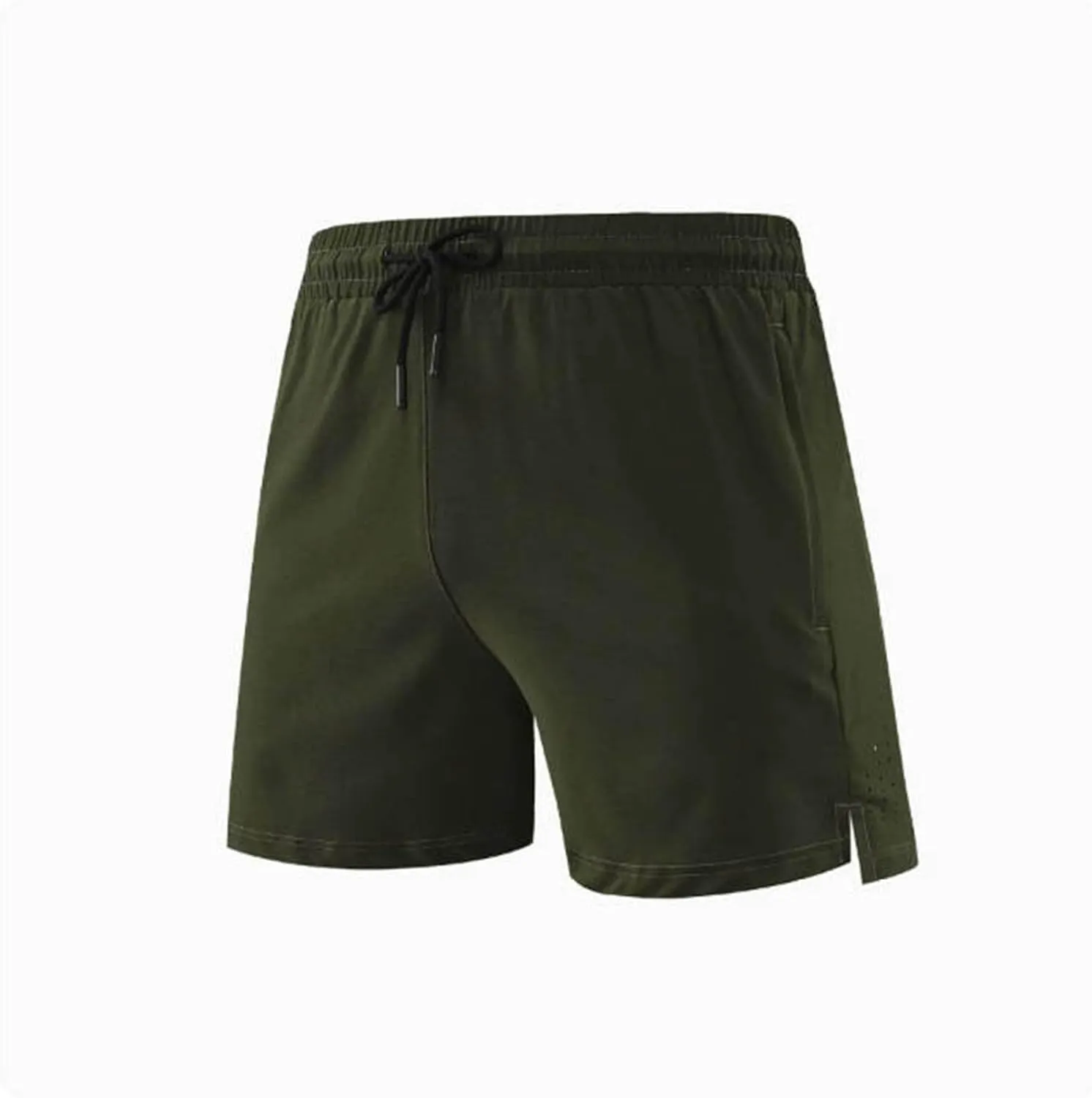 Shorts for Men Casual Cotton Linen Shorts Elastic Waist Short Pants Drawstring Lightweight Short Summer Golf Shorts