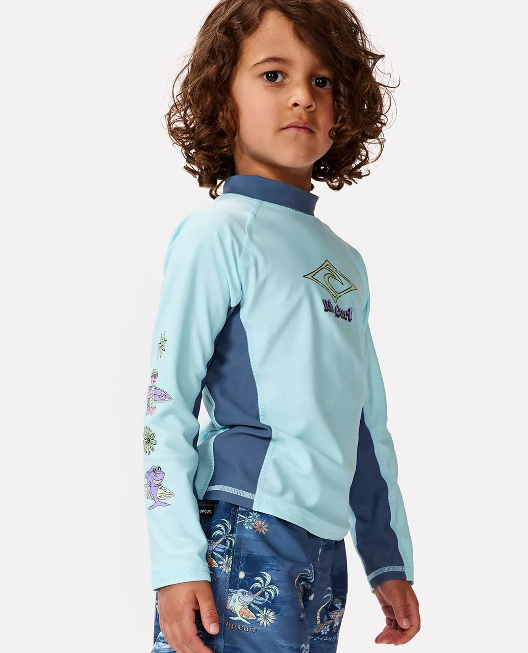 Shred Town LWA UPF Long Sleeve Rash Vest - Boys (1-8 years)