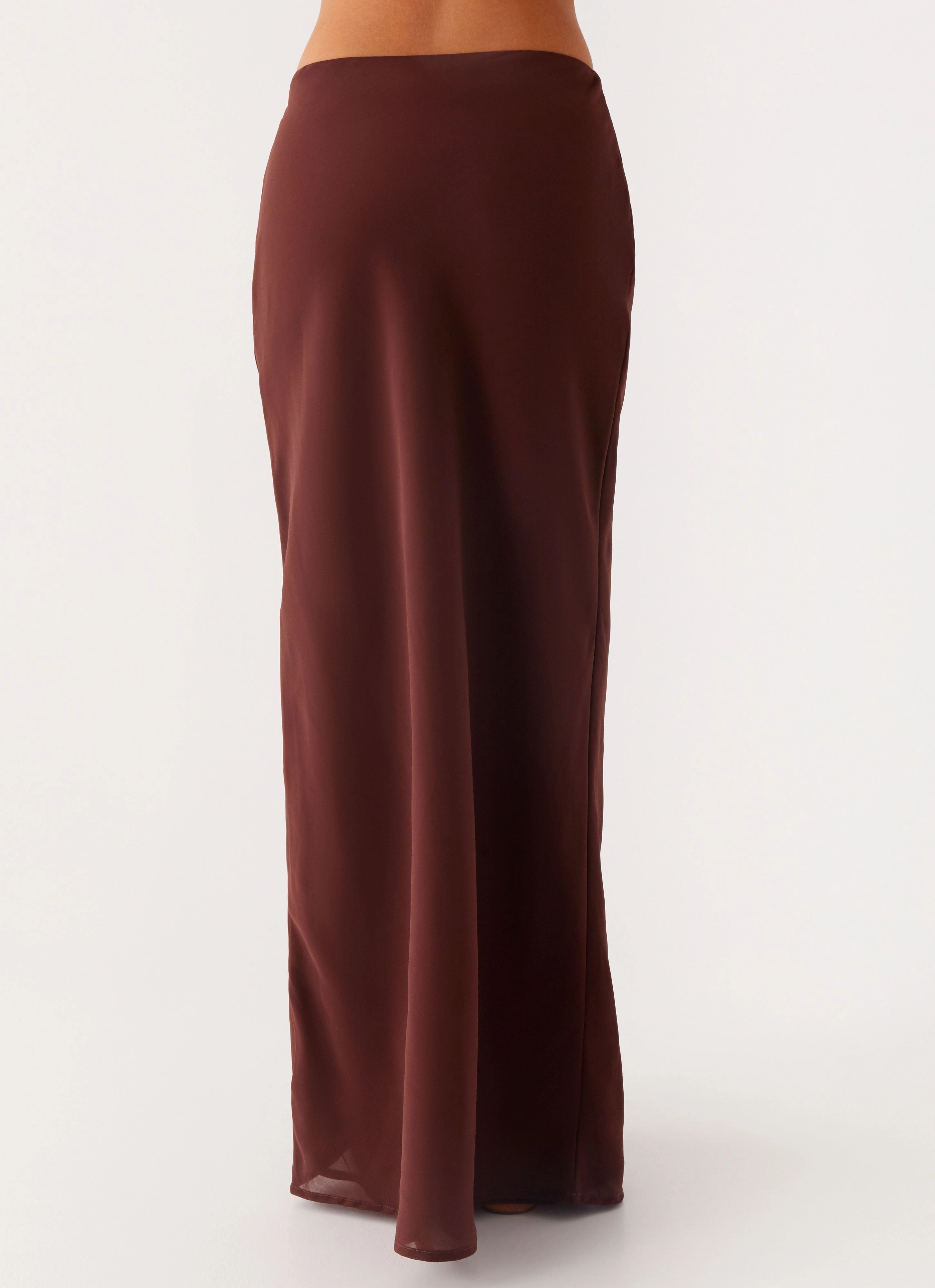 Everyday Comfort Sienna Sunset Maxi Skirt - Chocolate