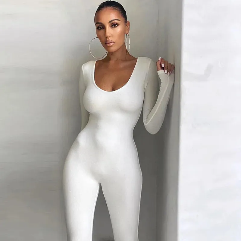 Sierra Skinny Spandex Jumpsuit