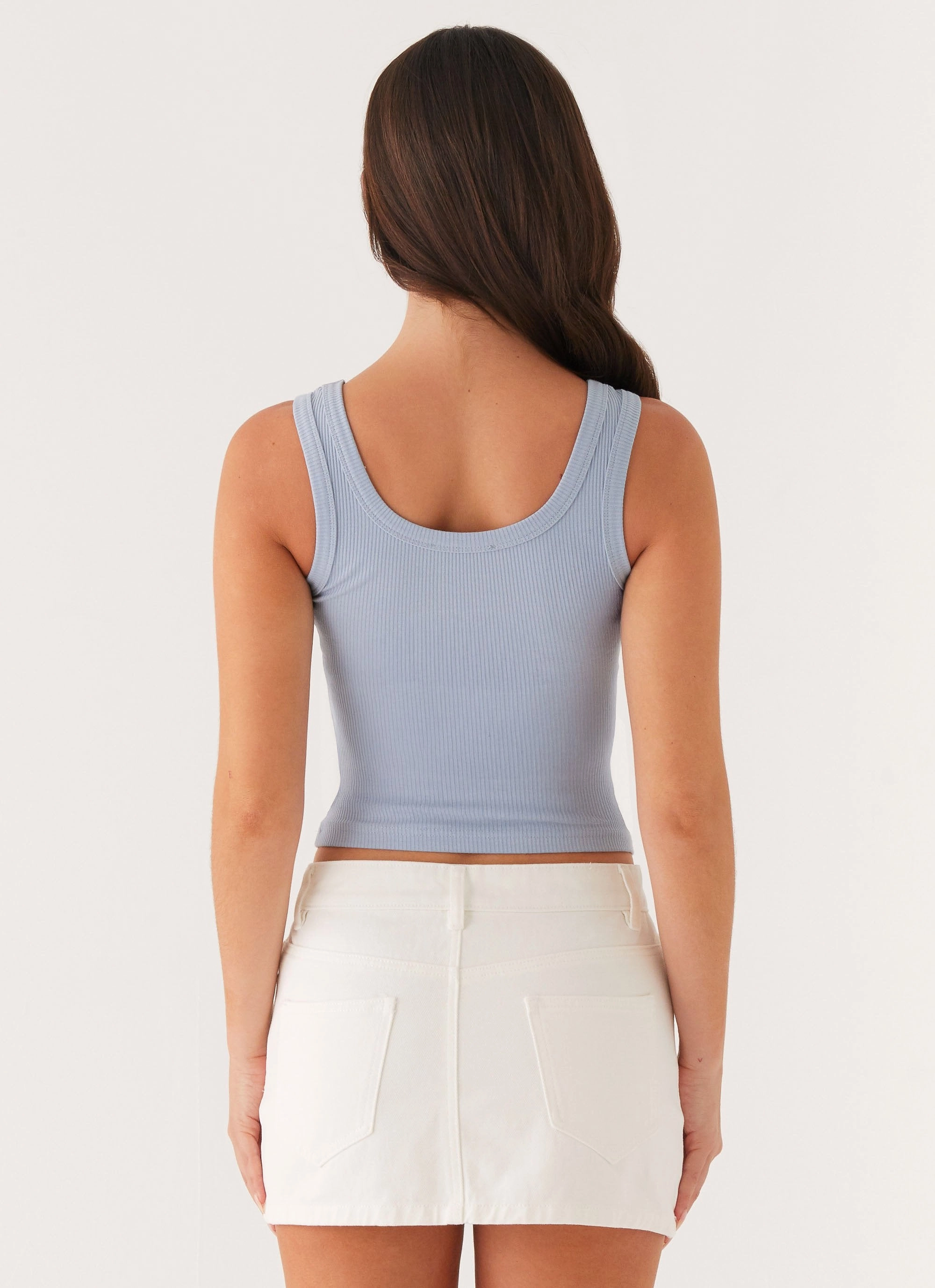 Signature Tank Top - Slate Blue NonChafingTrim