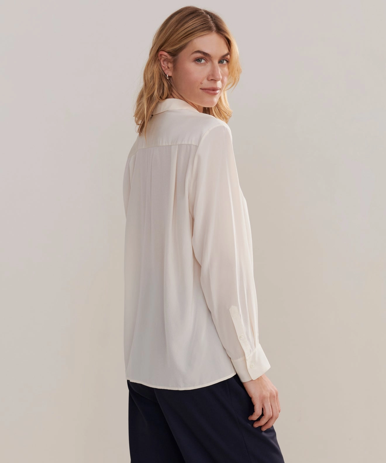 Silk Violette Shirt All Weather Performance Fabric