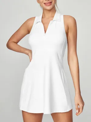 SilkFeel Tennis Dress With Built-in Bra & Shorts With Pockets