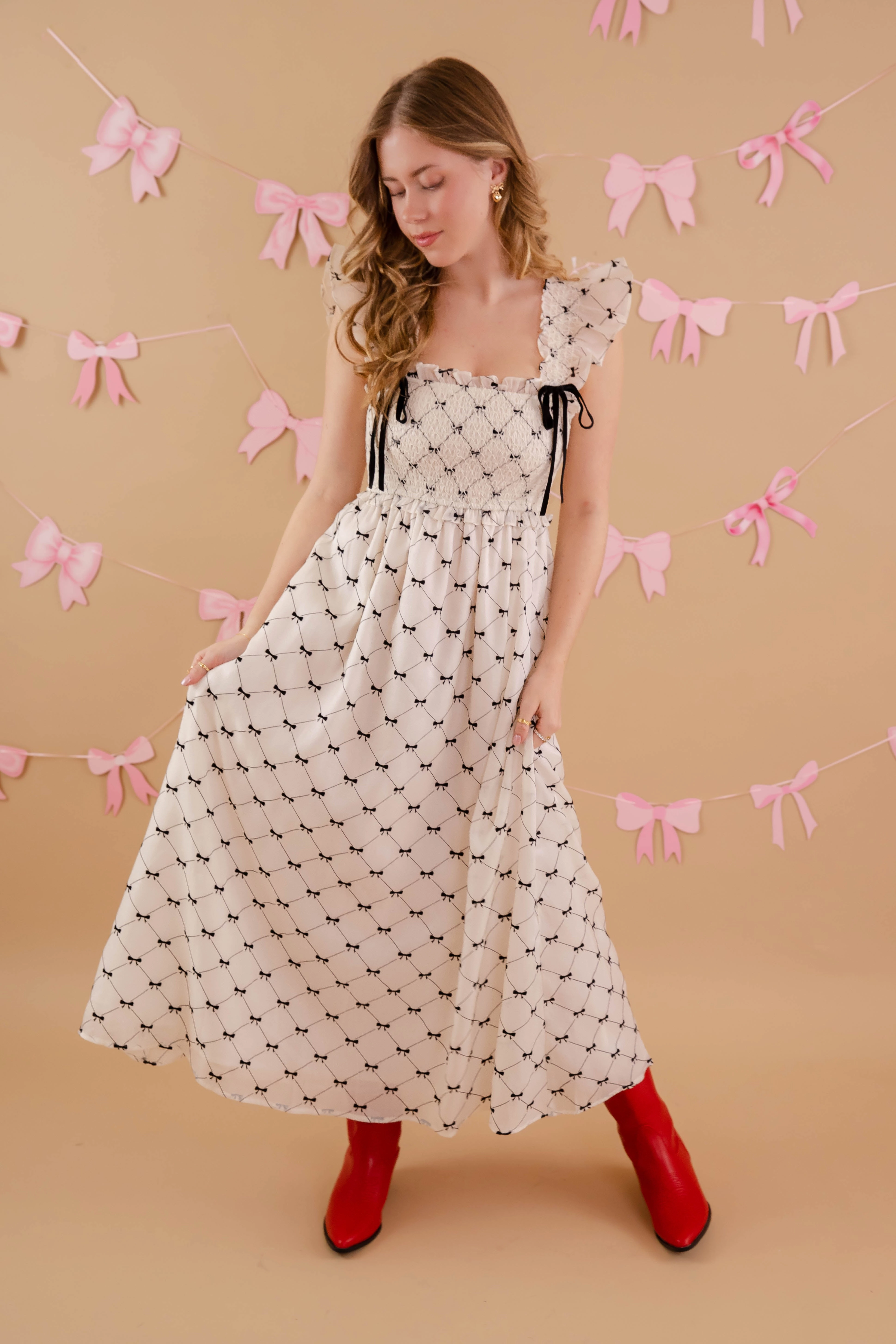 Delightfully Intrigued Maxi Dress Polished Style Body Safe