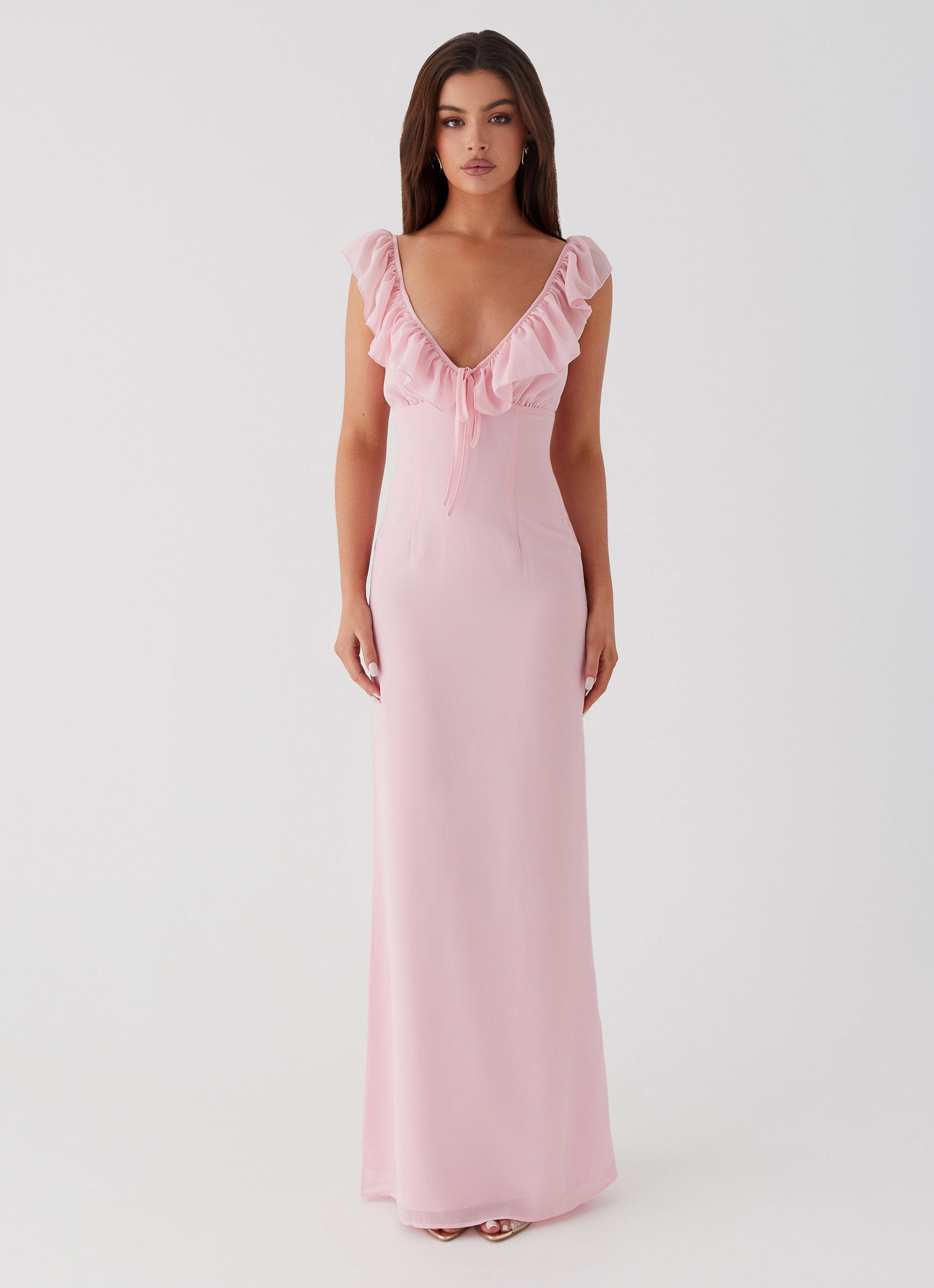 Office Smart Silvie Maxi Dress - Pink