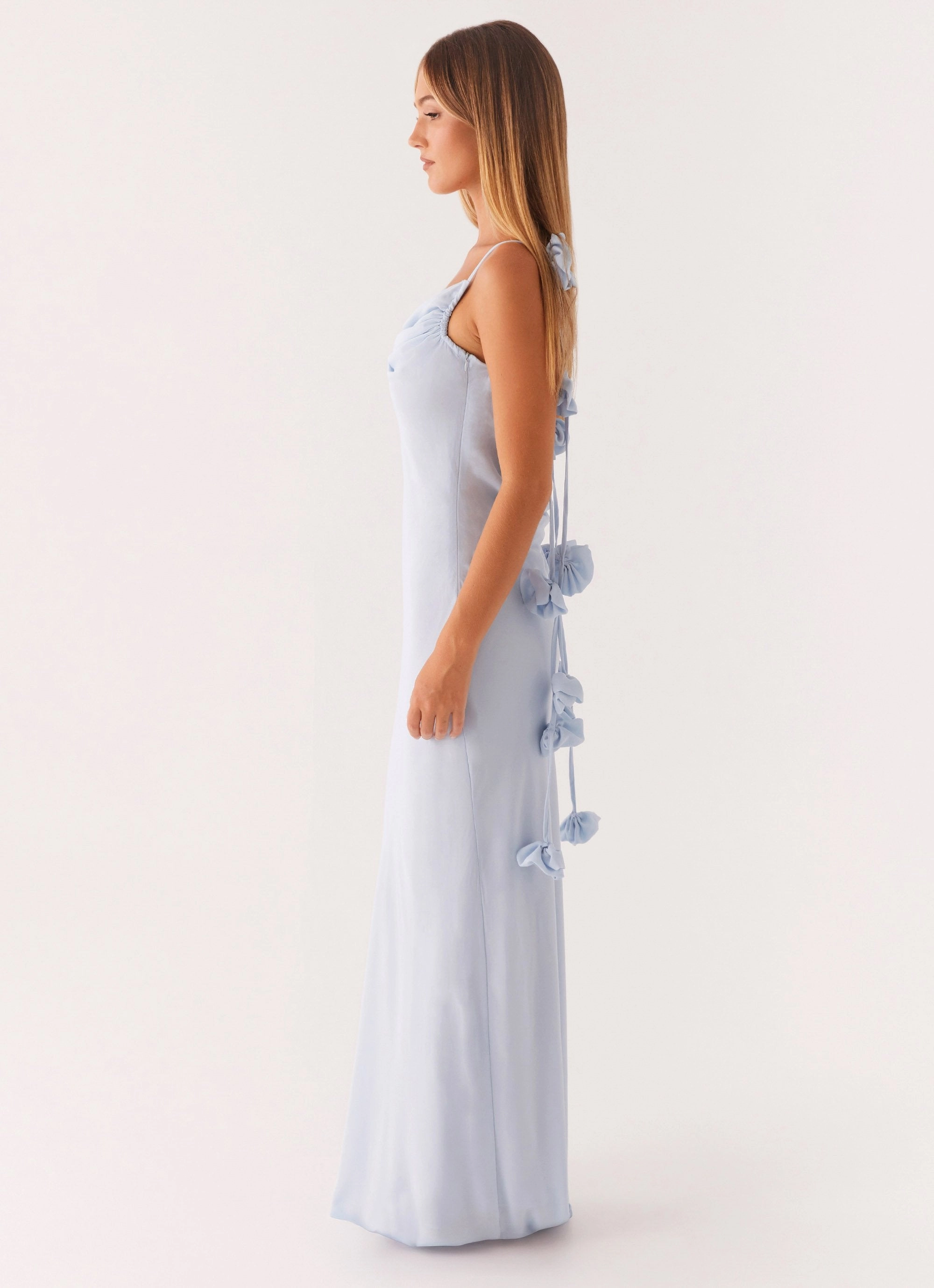 Layered Wear Simona Maxi Dress - Pastel Blue